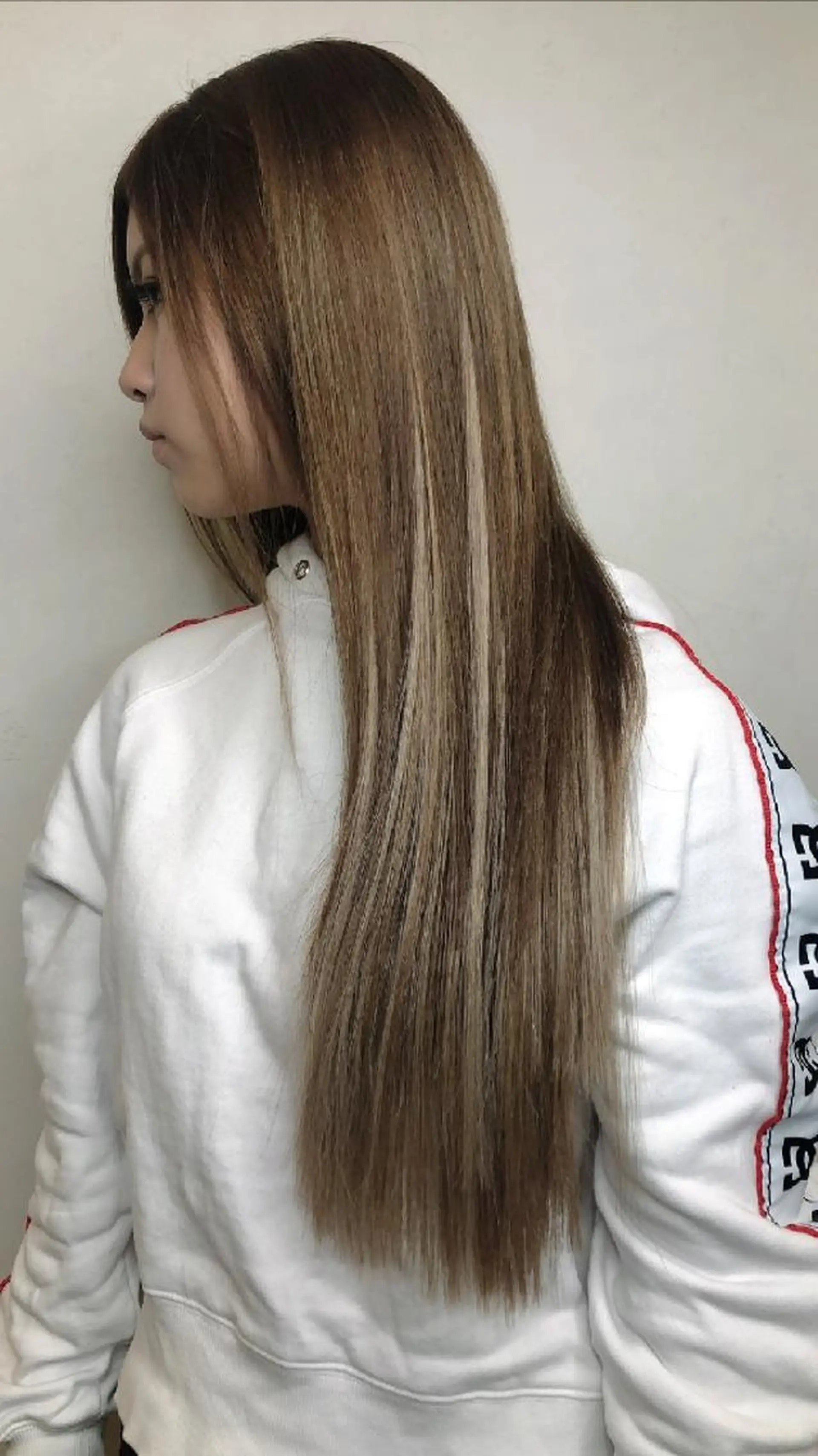 ロング カラー シールエクステ エクステ カット エクステ ELLE salon /ayakaのヘアスタイル