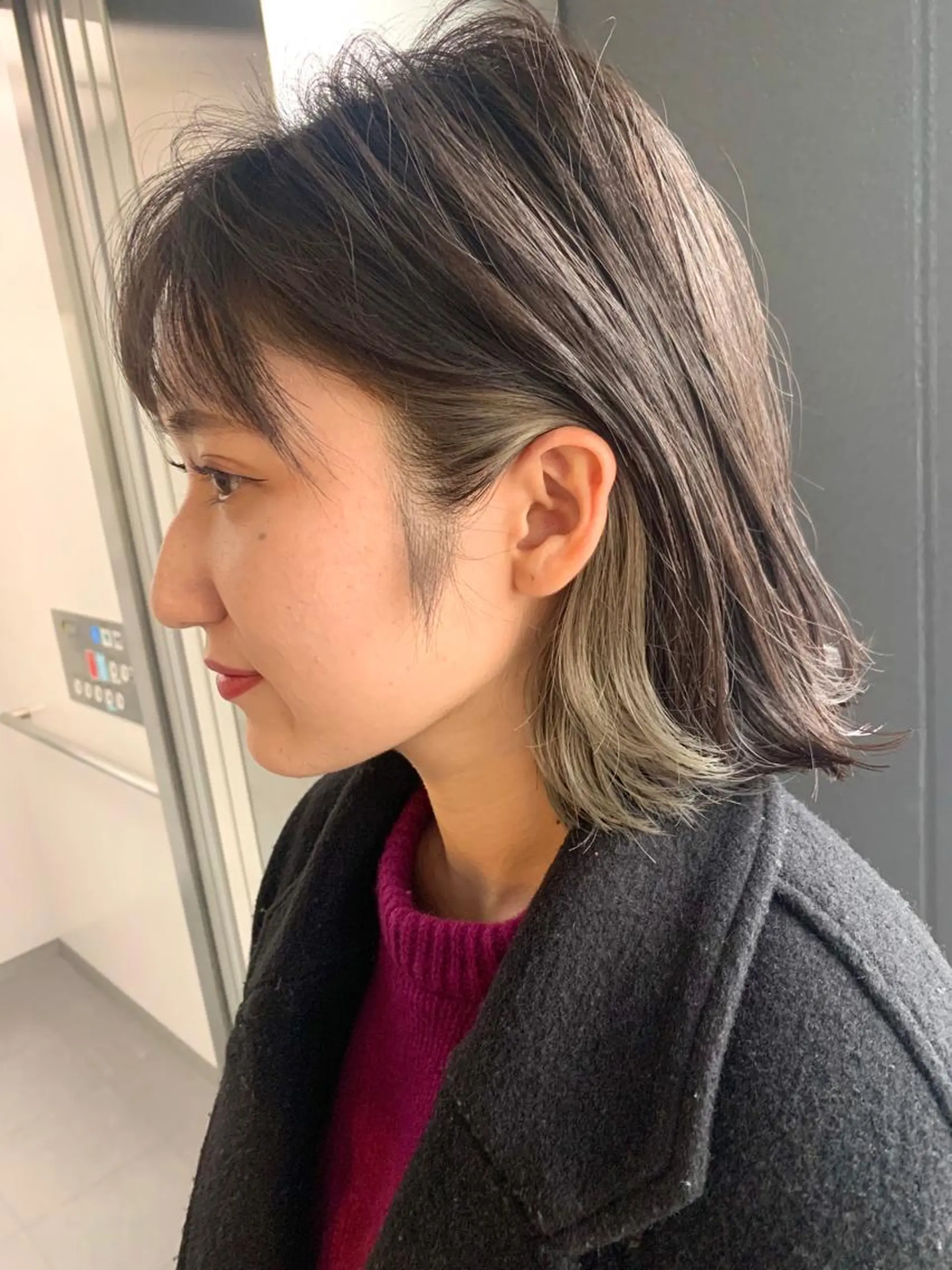 ショート カラー ヘアカラー トリートメント メンズヘア/レイヤー /ボブ山内春輝のヘアスタイル