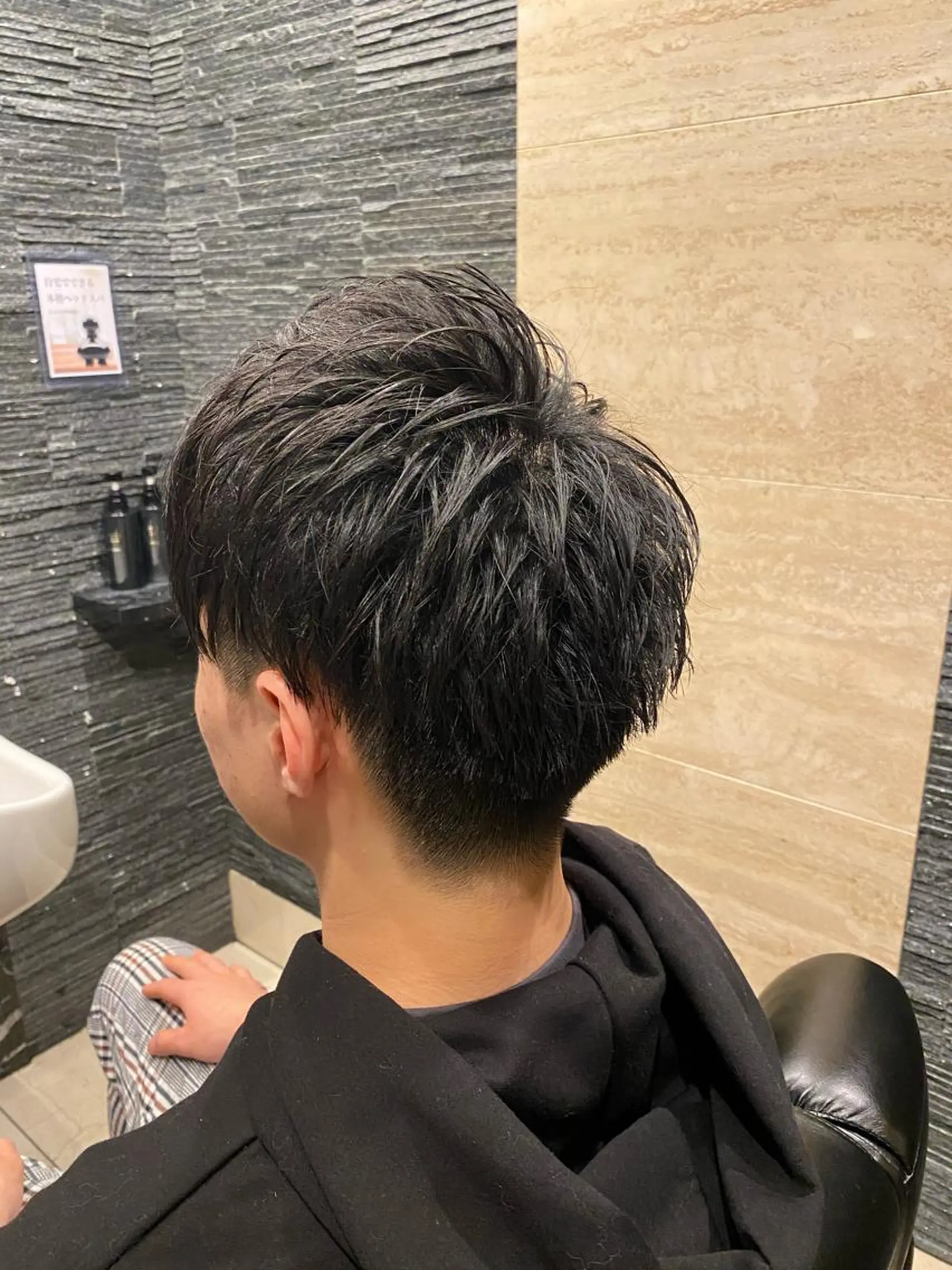 ショート メンズ 浅見 天翔のヘアスタイル