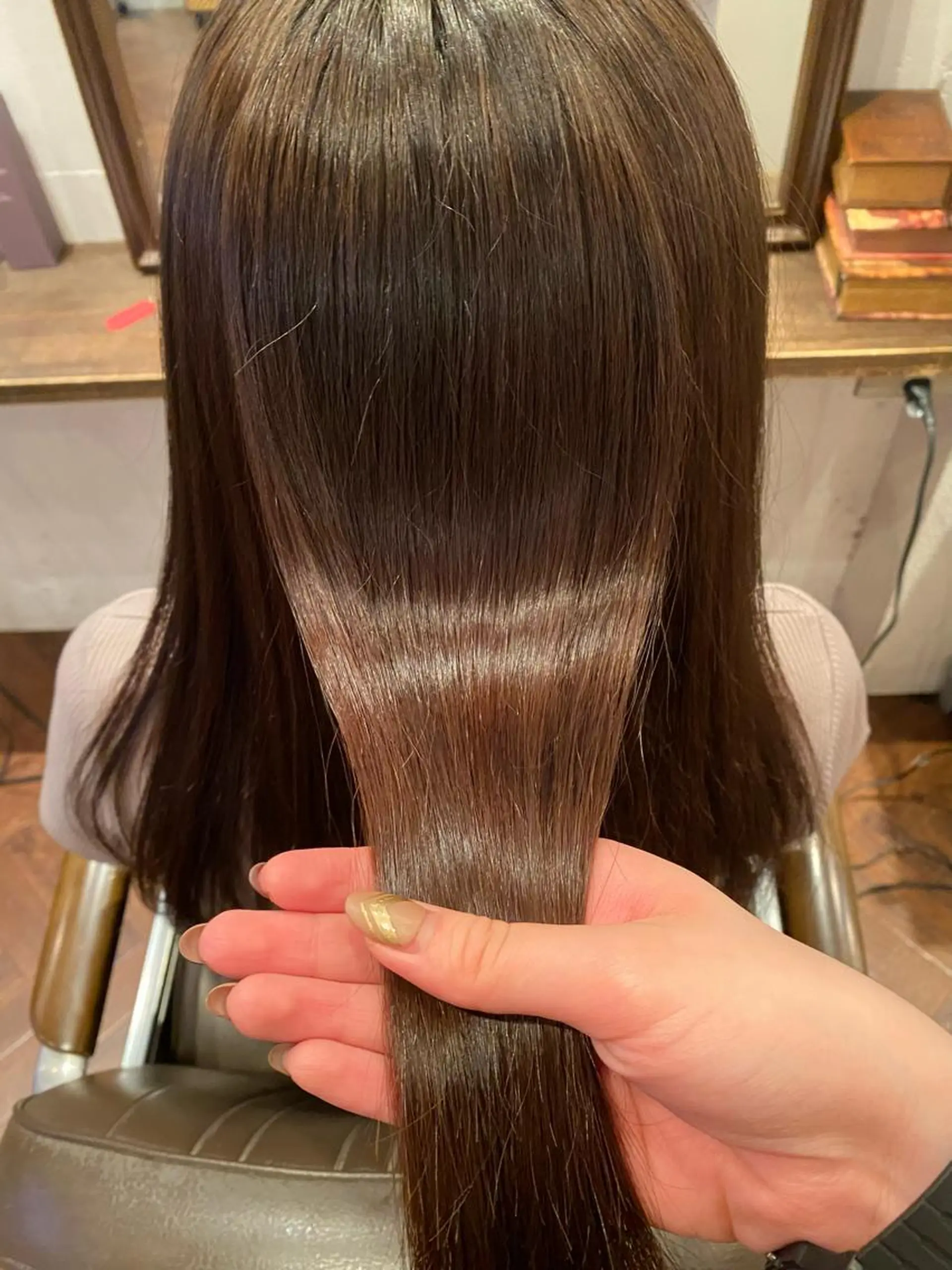 ロング カラー ヘアカラー トリートメント いまじゅく あおいのヘアスタイル