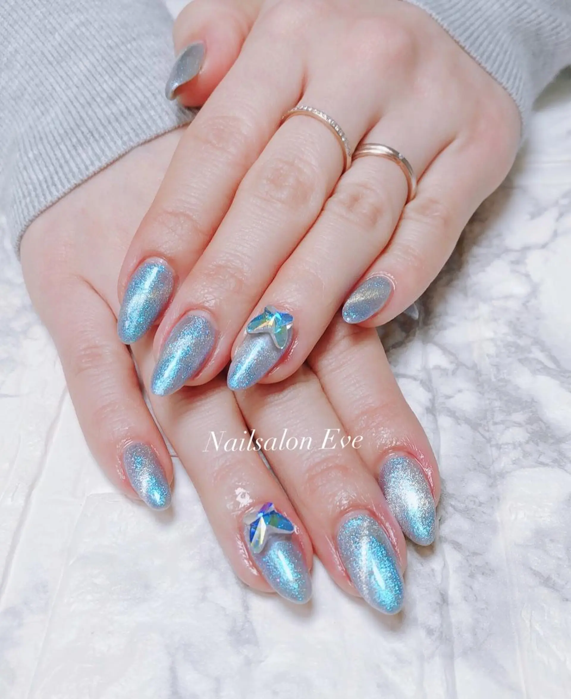 ネイル マグネットネイル ハンドネイル ハンドケア Nailsalon Eve（イヴ）のネイルデザイン