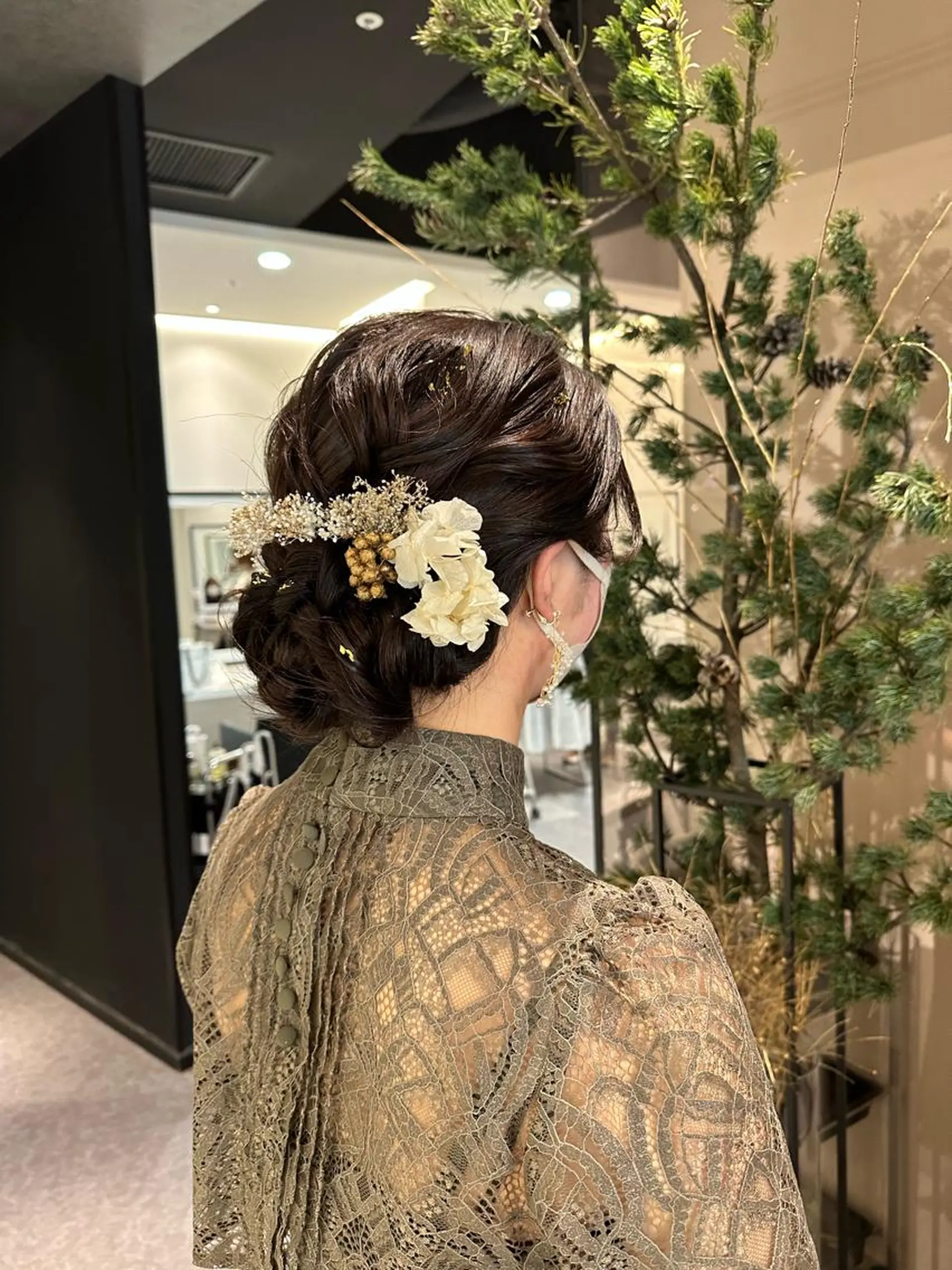 ヘアアレンジ ボブ 巻ける縮毛矯正/艶 カラーchika🩵のヘアスタイル