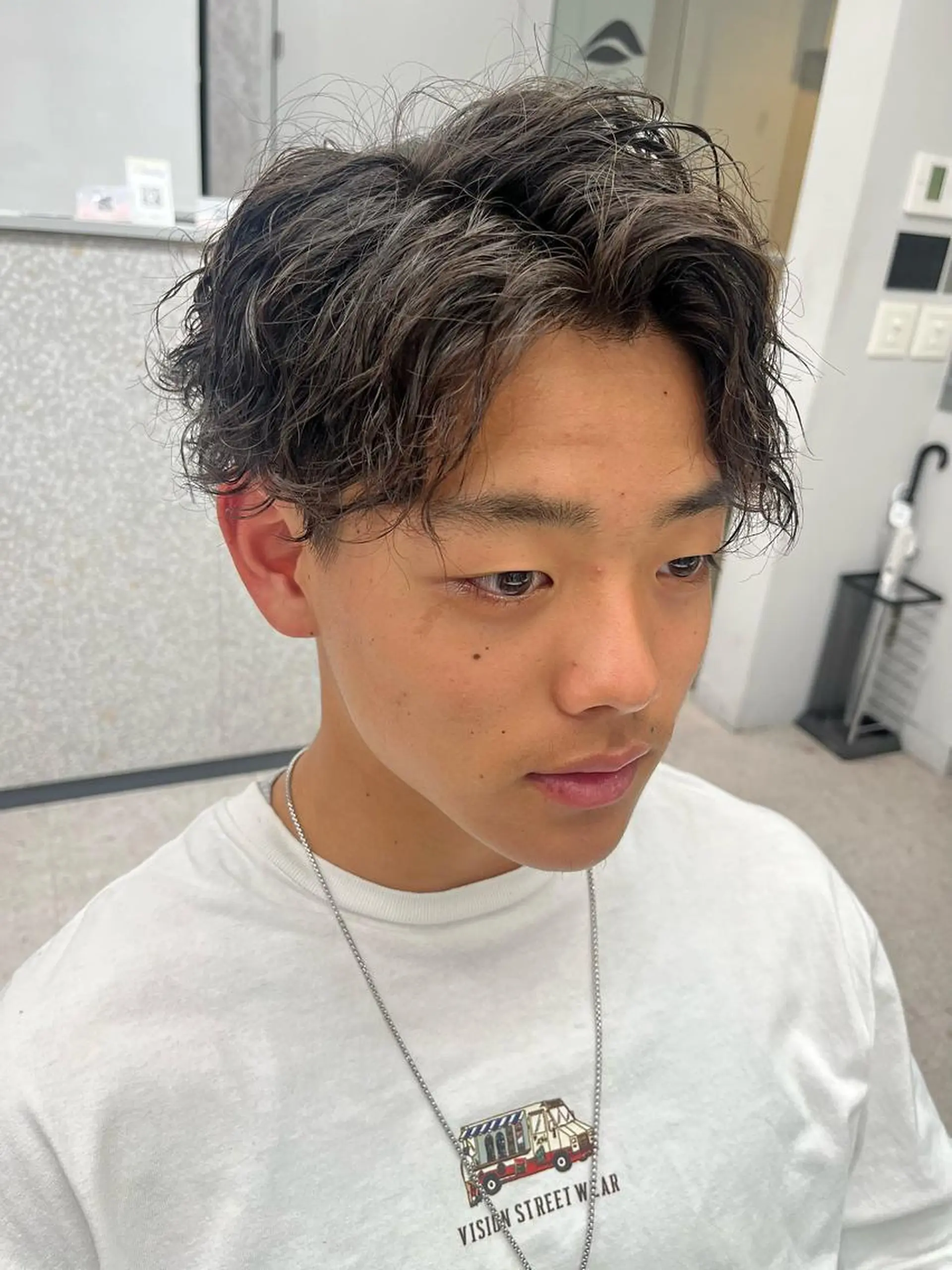 パーマ メンズ 🍐シャドウパーマ メンズ特化/守岡🍐のヘアスタイル