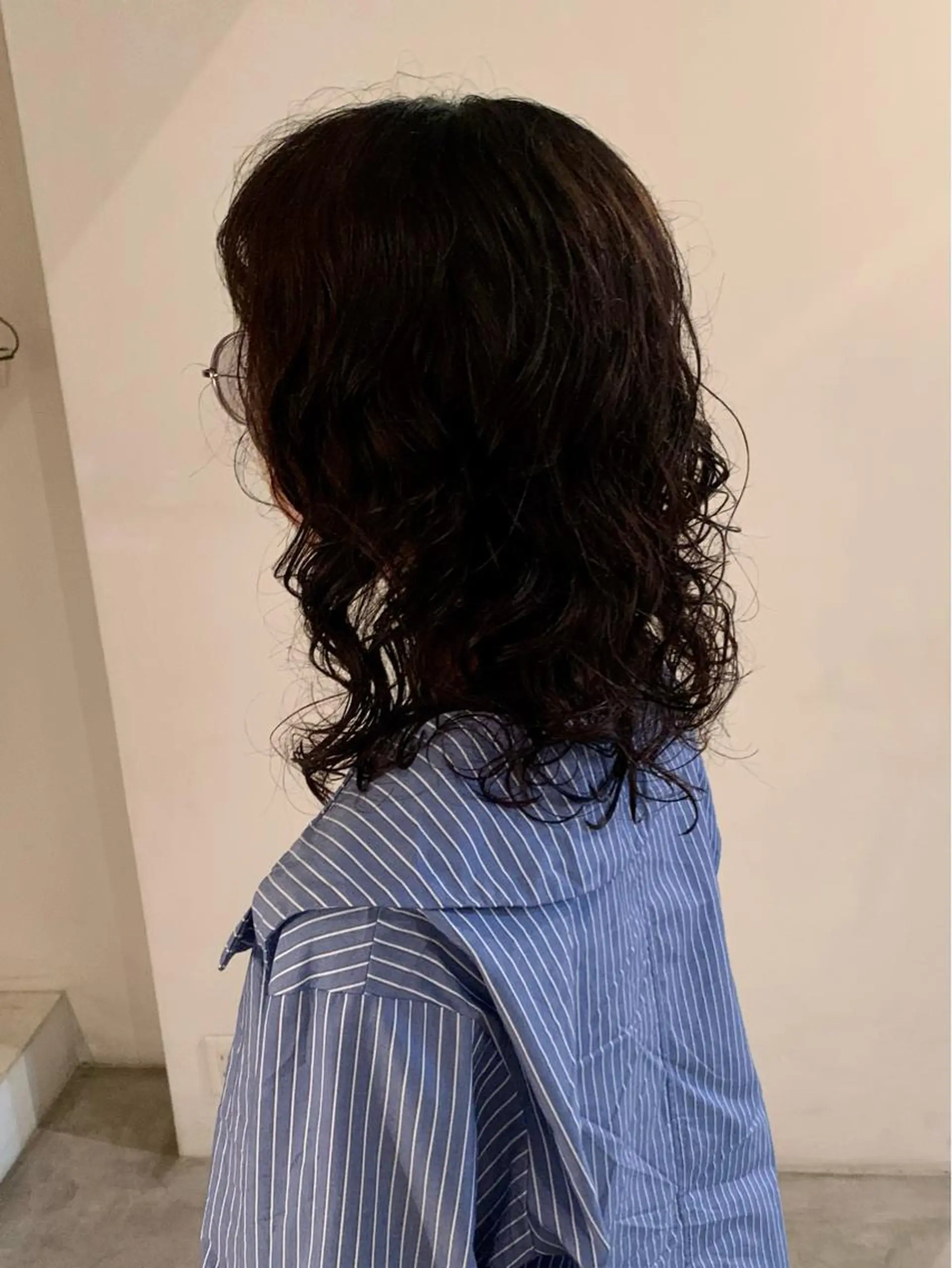 セミロング カラー パーマ メンズ room3小出 奈央子のヘアスタイル