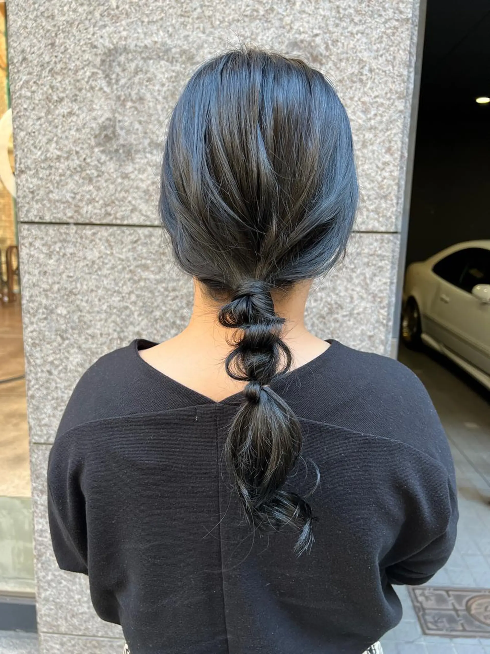 ロング カラー ノイシキ サキのヘアスタイル