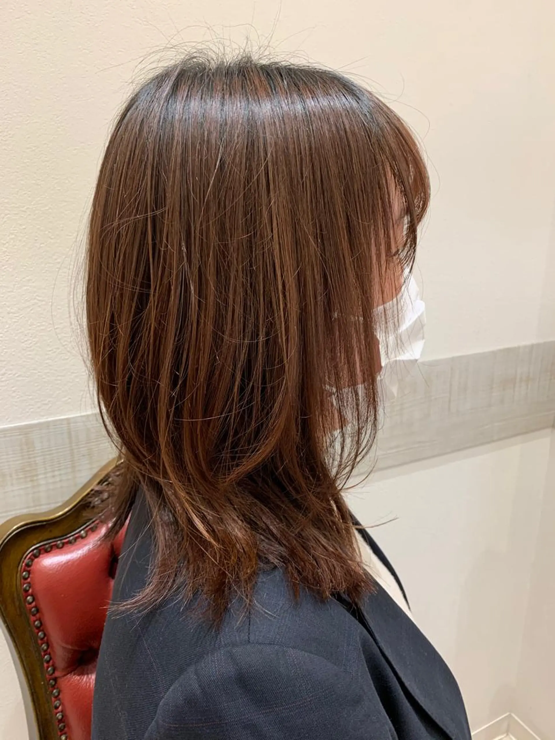 セミロング カラー ヘアアレンジ 髪質改善&Spa fee南越谷2号店所属・髪質改善/南越谷/ 山岸彩夏のヘアスタイル