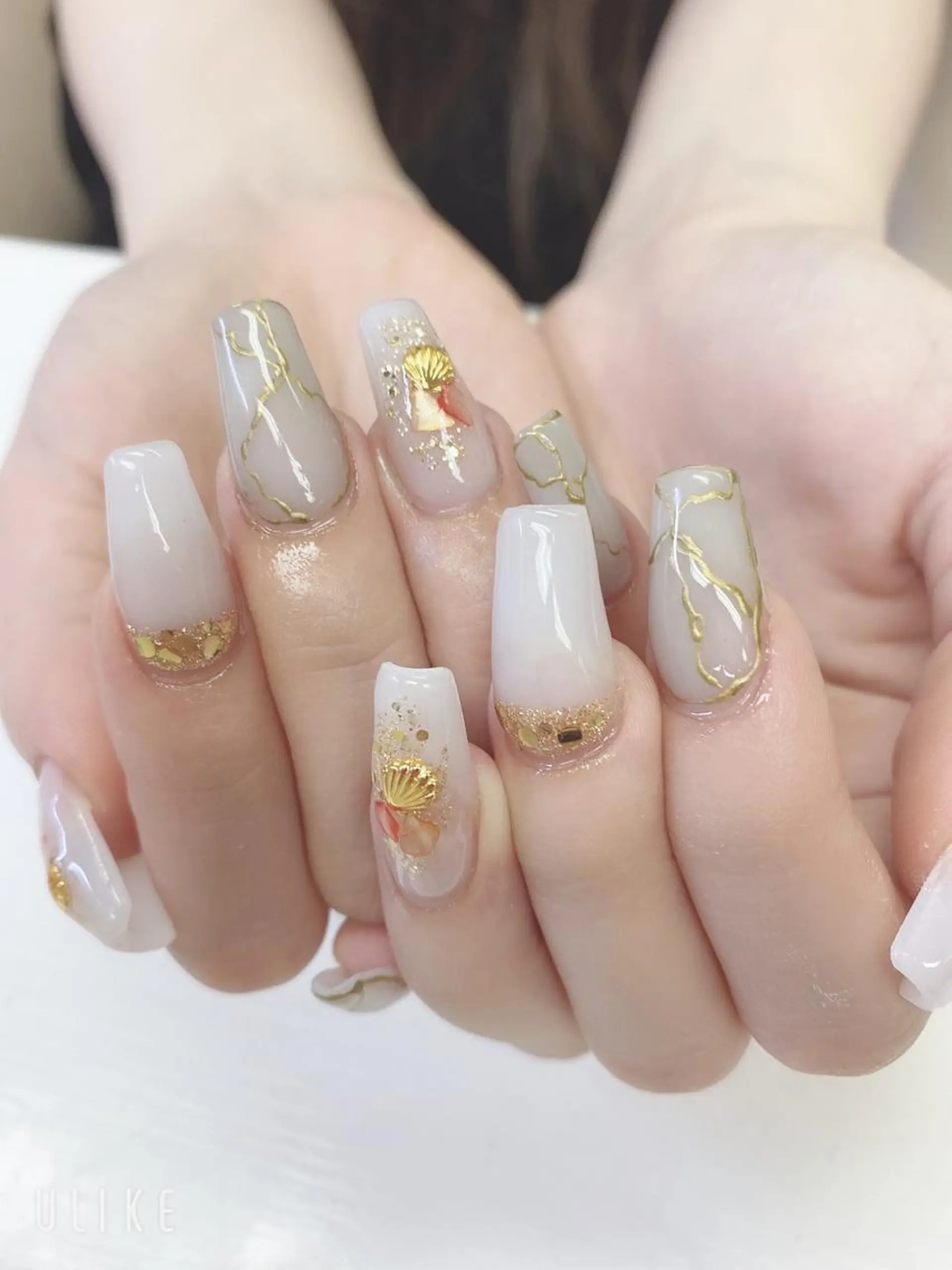 ミディアム ハンドネイル JNA認定講師🌸 RIEのネイルデザイン