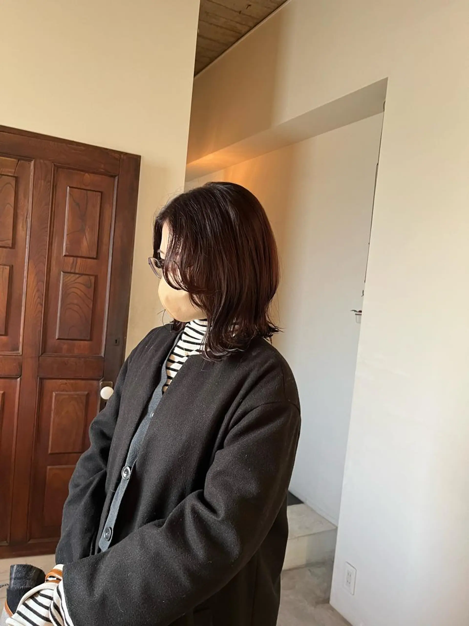 ミディアム カラー くせ毛 カット ヘアカラー トリートメント ヘッドスパ 前川 華恋 / room3のヘアスタイル