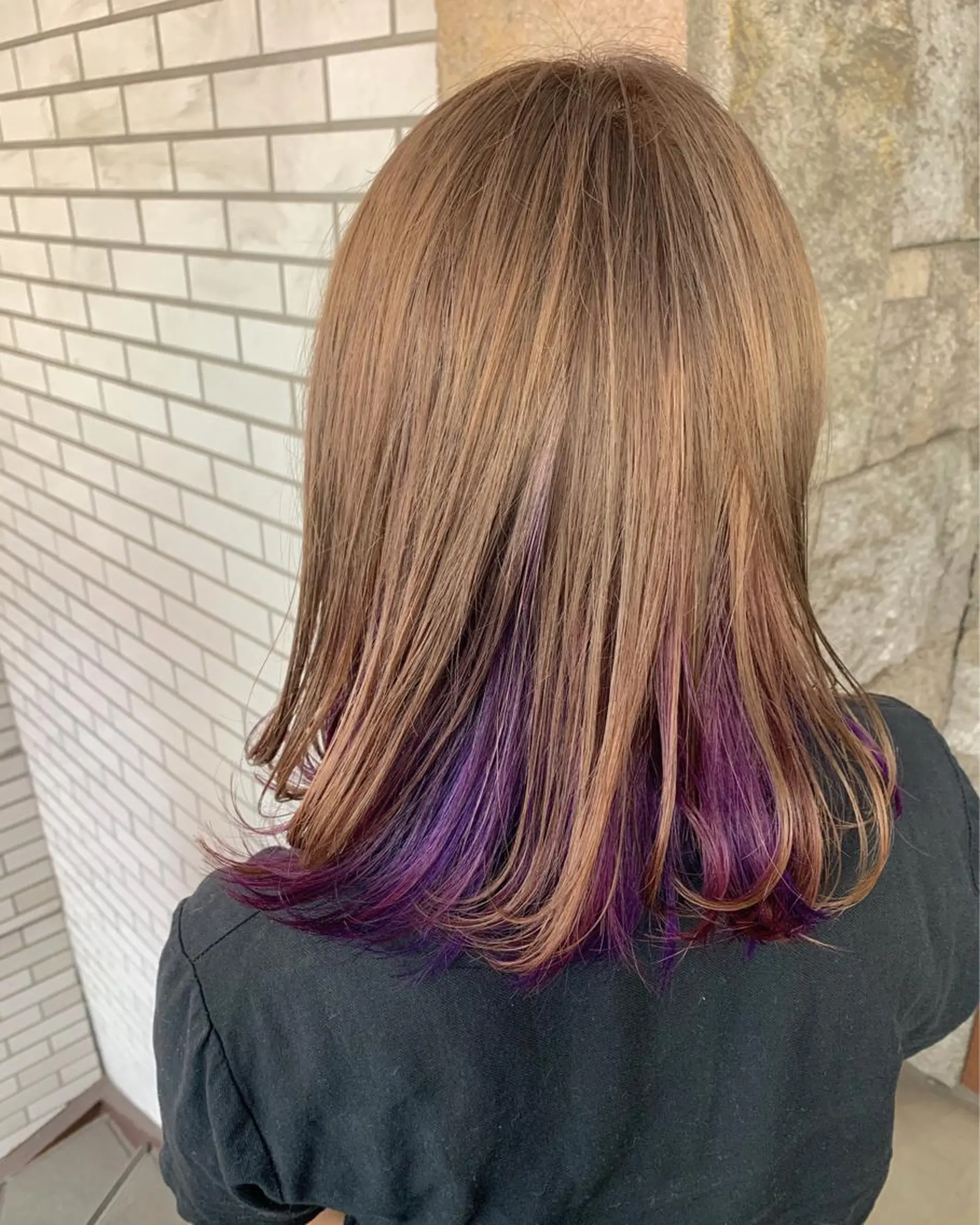 ミディアム カラー カット ヘアカラー オージュアソムリエ DAIKI⭐️のヘアスタイル