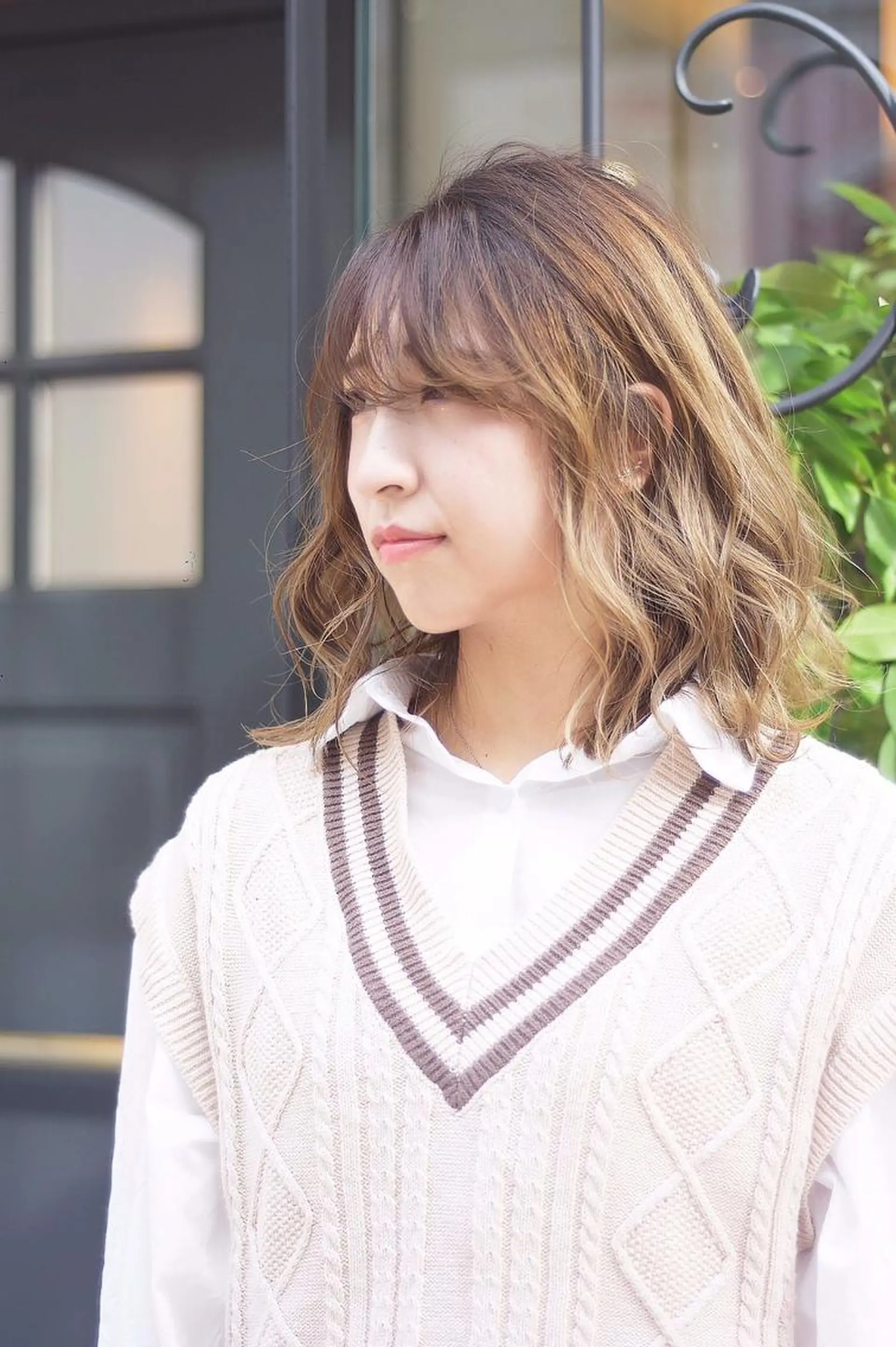 ミディアム beauty beast前田店のヘアスタイル