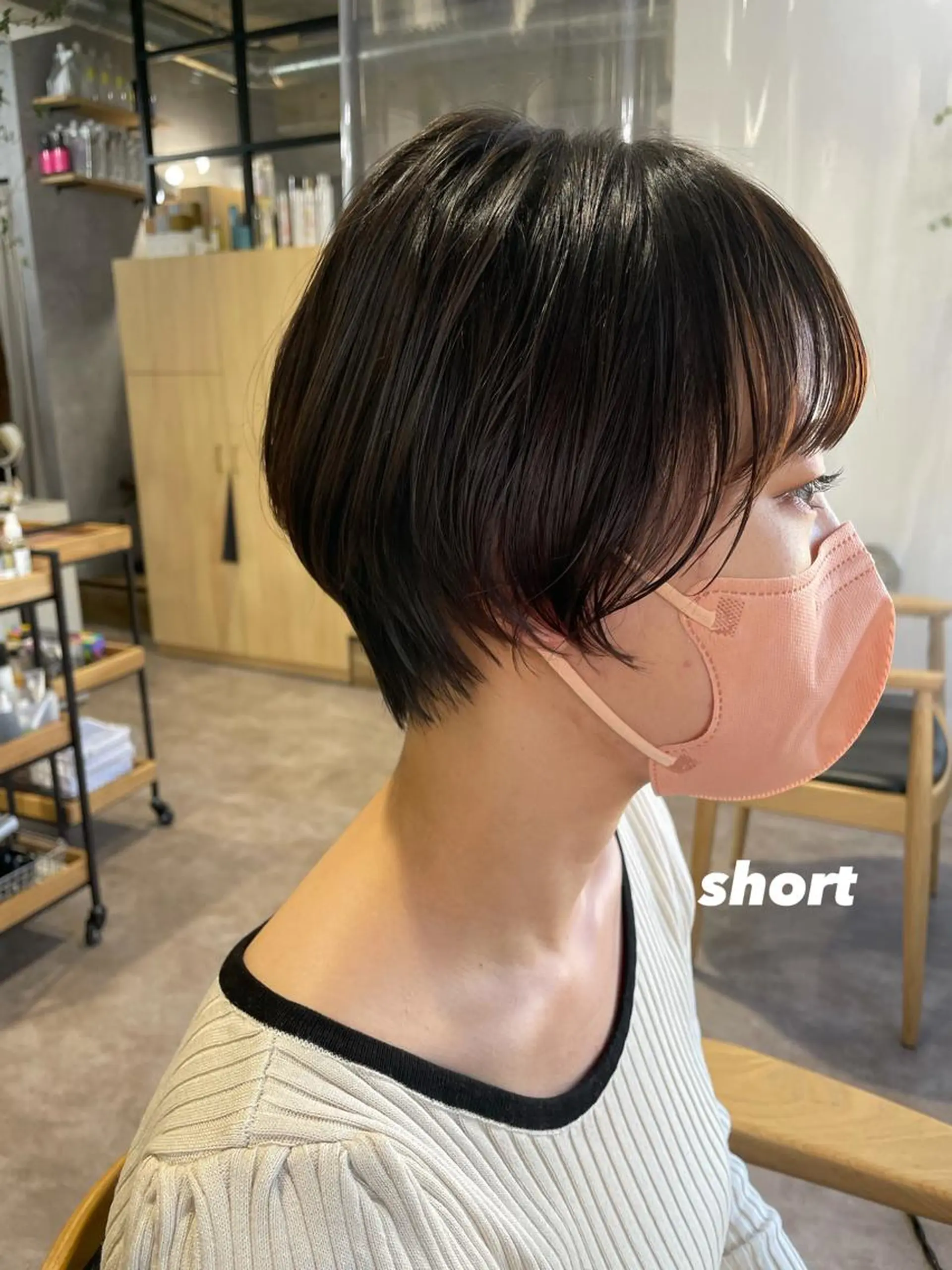 ショート カラー ショートヘア カット ヘアカラー 🌿AMANE🌿 sakiのヘアスタイル