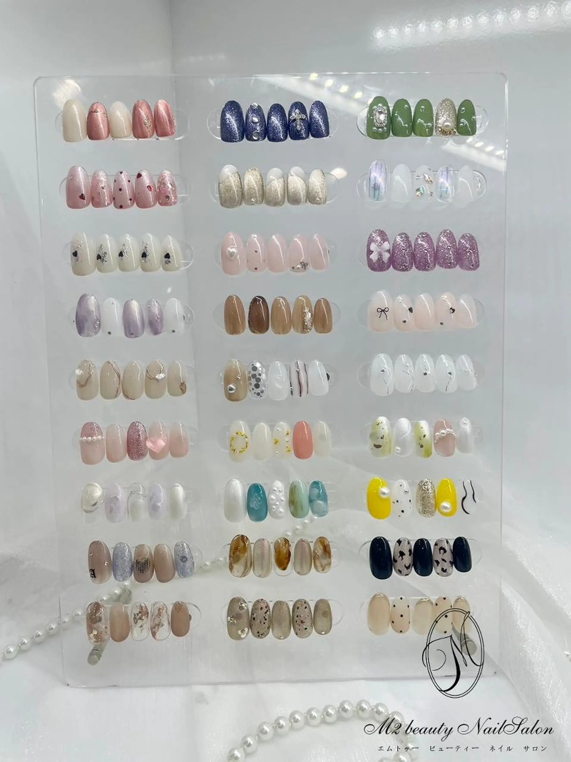 ネイル アートネイル フラッシュネイル ジェルネイル 氷ネイル・うるうるネイル キラキラネイル ハンドネイル M2 BEAUTY リュウのネイルデザイン