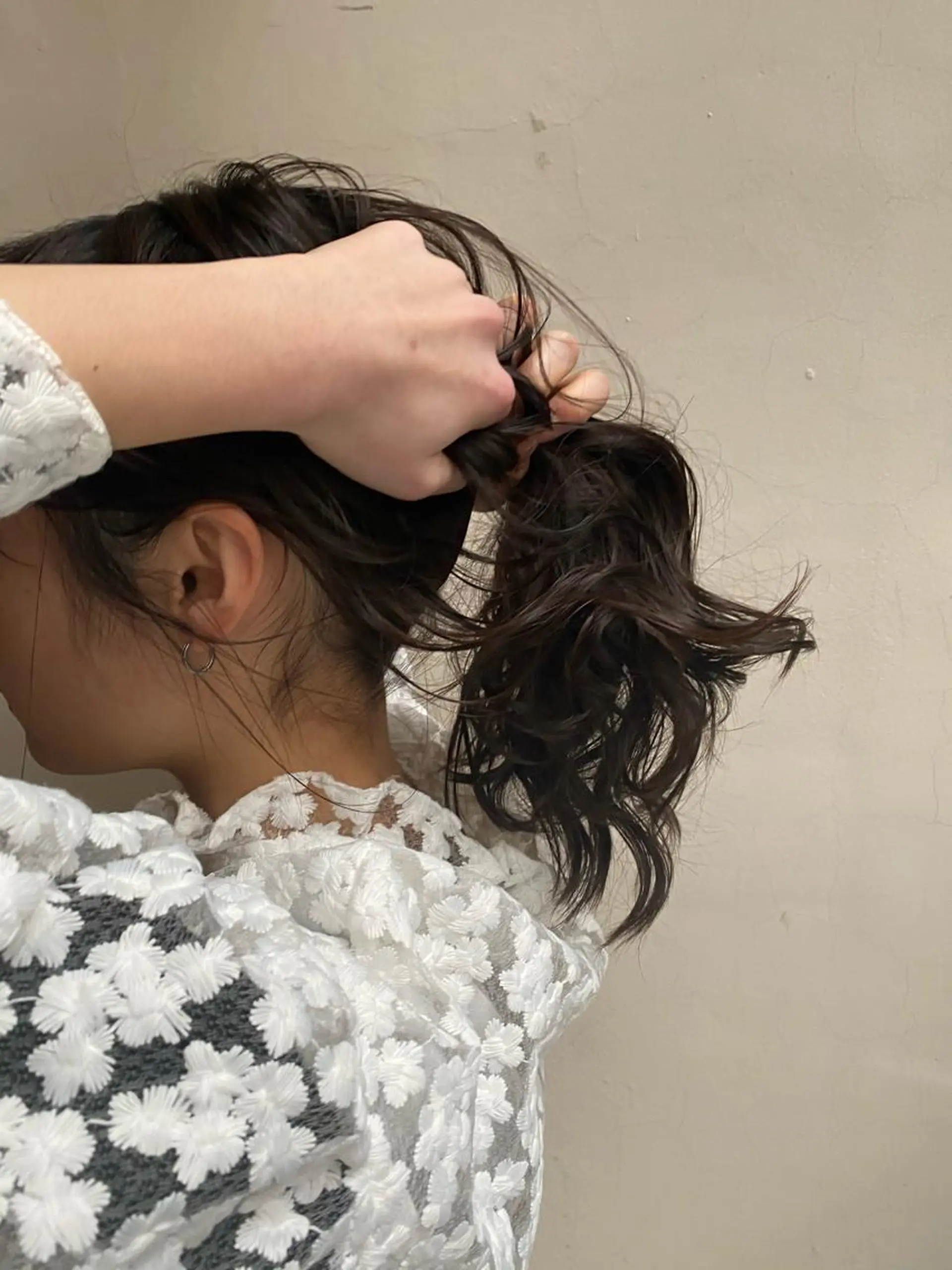 セミロング パーマ セミロングパーマ ヘアカラー パーマ パーマ指名No1 /namiのヘアスタイル