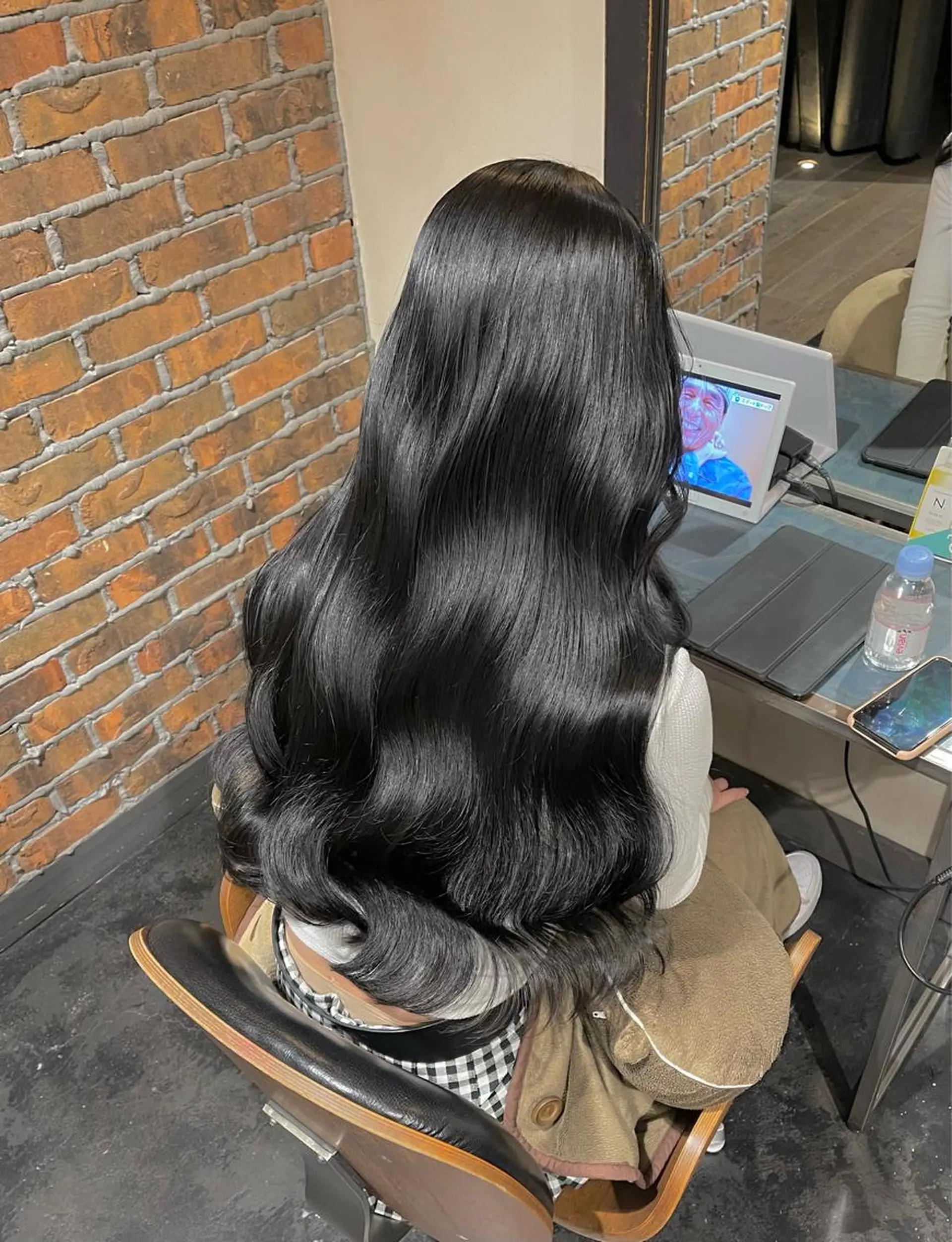 ロング カラー 泉 堅也のヘアスタイル