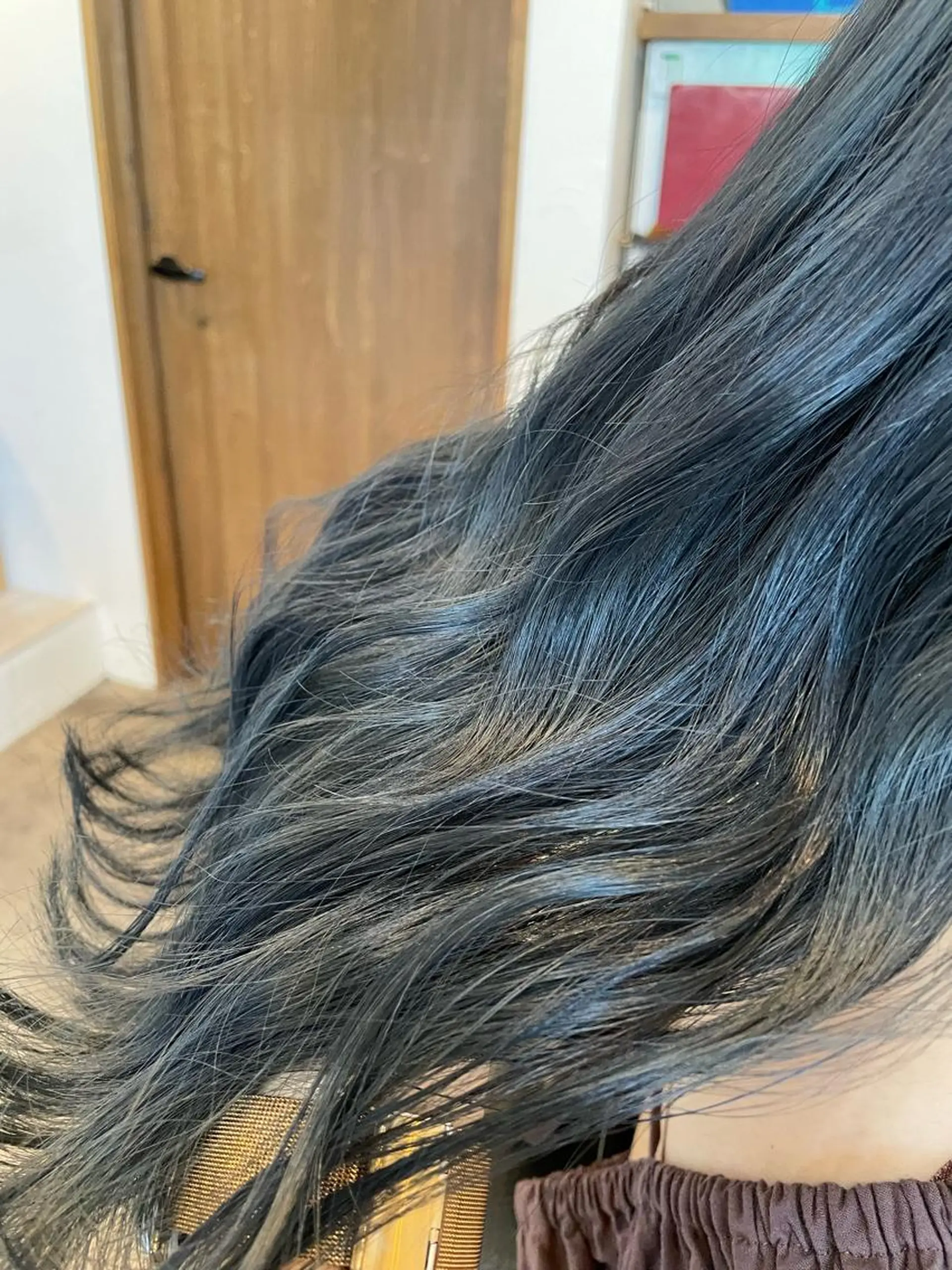 セミロング lafith hair pur 梅田茶屋町店所属・ブリーチなしベージュ カラー佐藤華厘のヘアスタイル