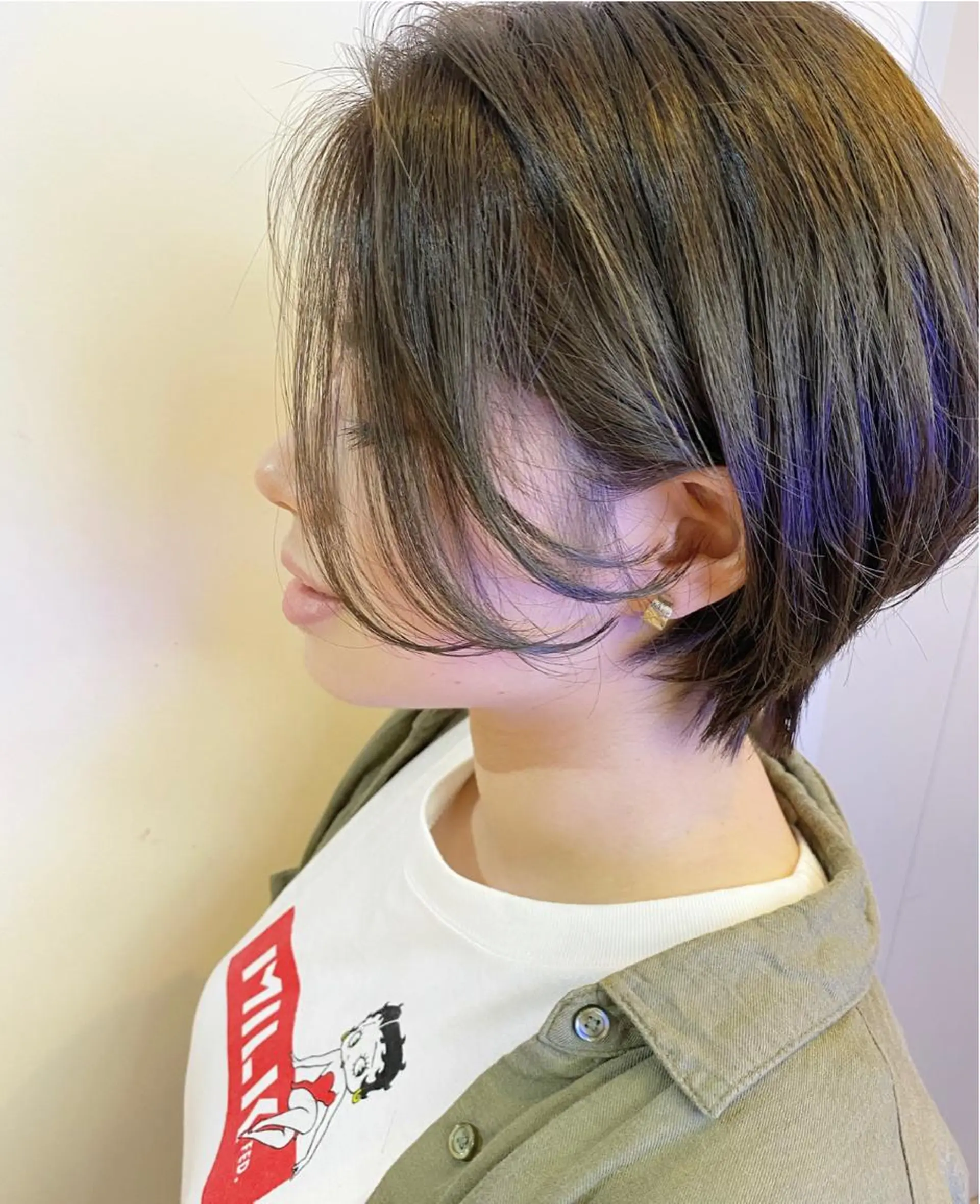 ショート カラー ハンサムショート ショートヘア カット ヘアカラー トリートメント scene.池袋所属・scene. haraのヘアスタイル