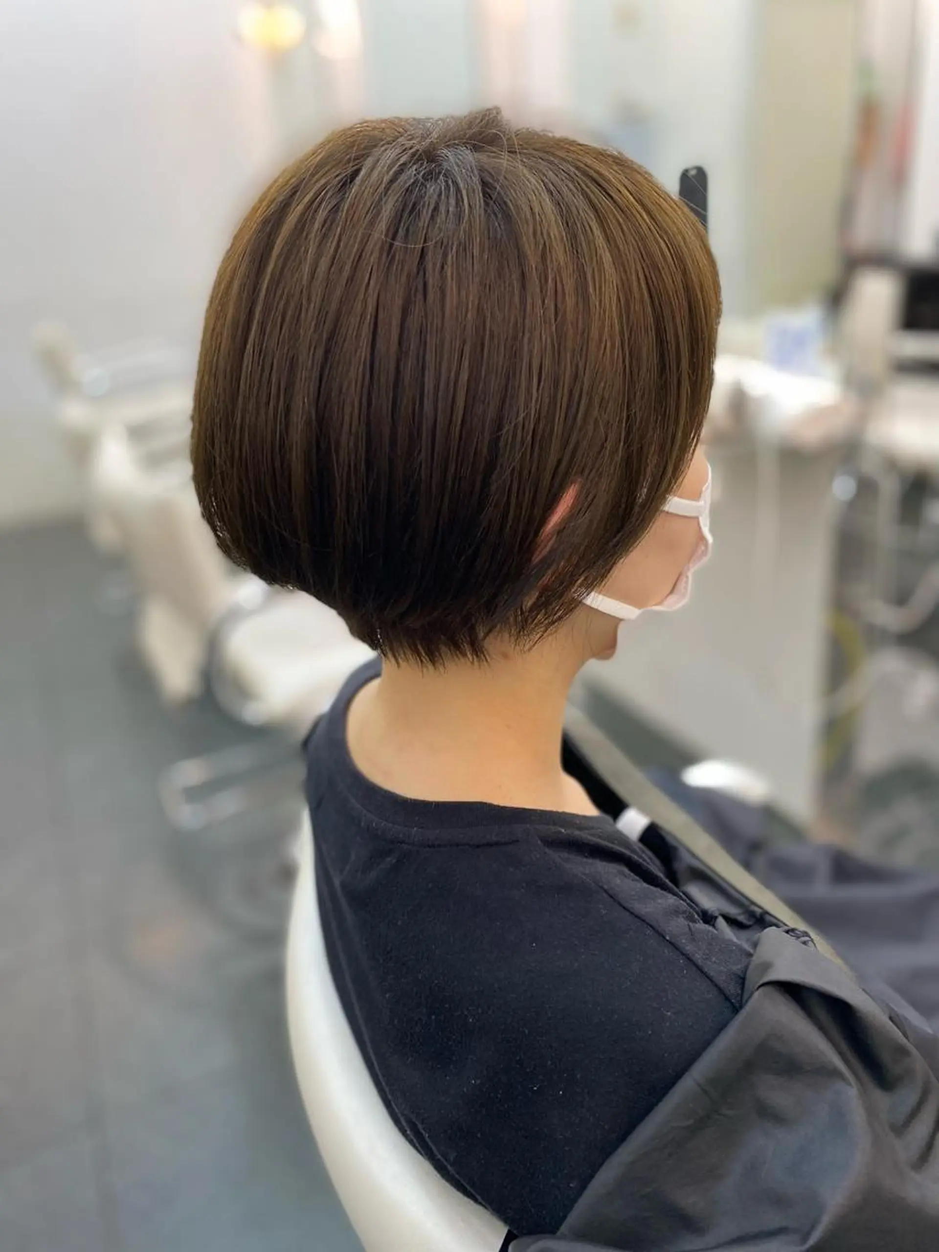 ショート カット ヘアカラー トリートメント ✨艶髪✨ 竹澤佳臣のヘアスタイル