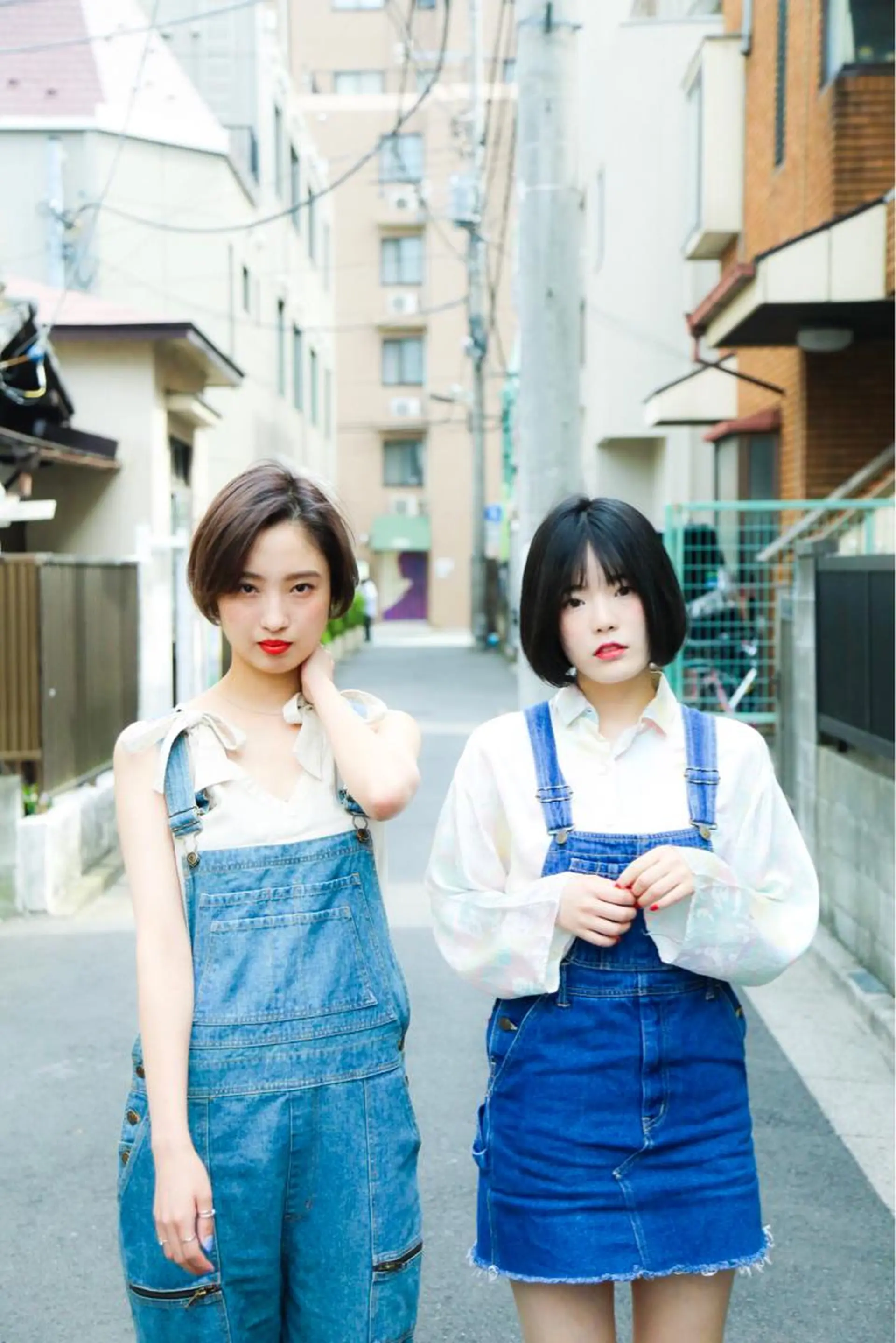 ミディアム オーストヘアージジ所属・TAI透明カラー 柔らかい縮毛矯正のヘアスタイル