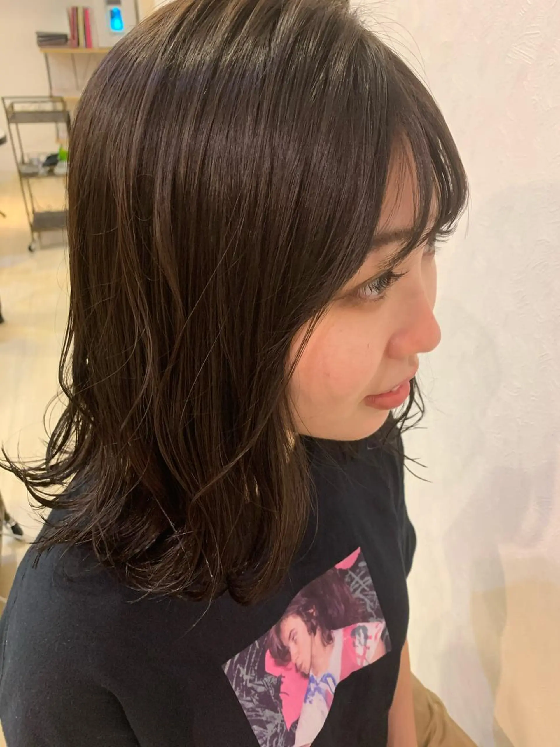 ミディアム シースルーバング Rian長久手店所属・6月26日(木)🫧 限定！！ちうらゆうなのヘアスタイル