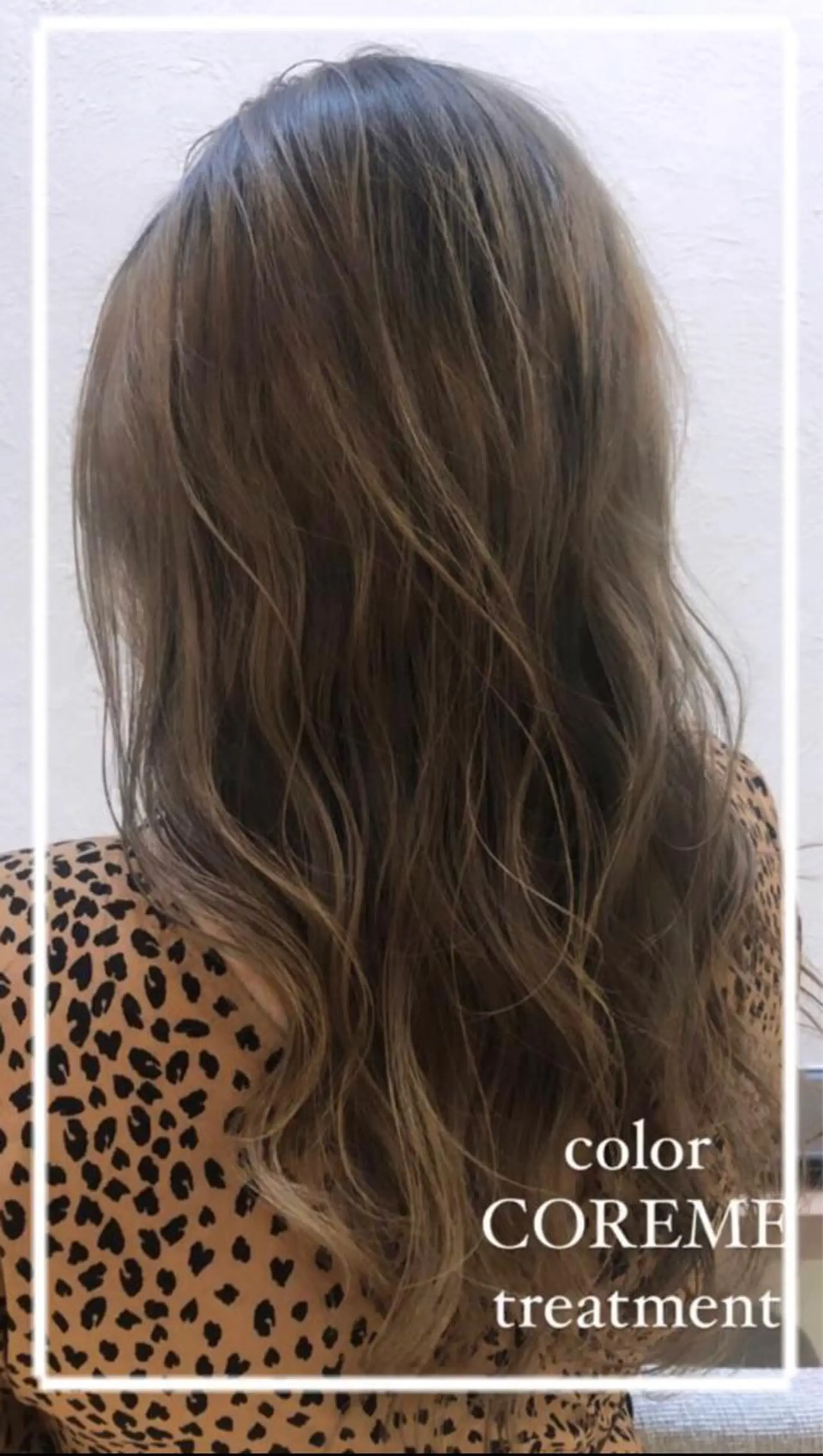 ロング カラー ヘアカラー トリートメント 艶質改善/縮毛矯正 ササキナツミのヘアスタイル