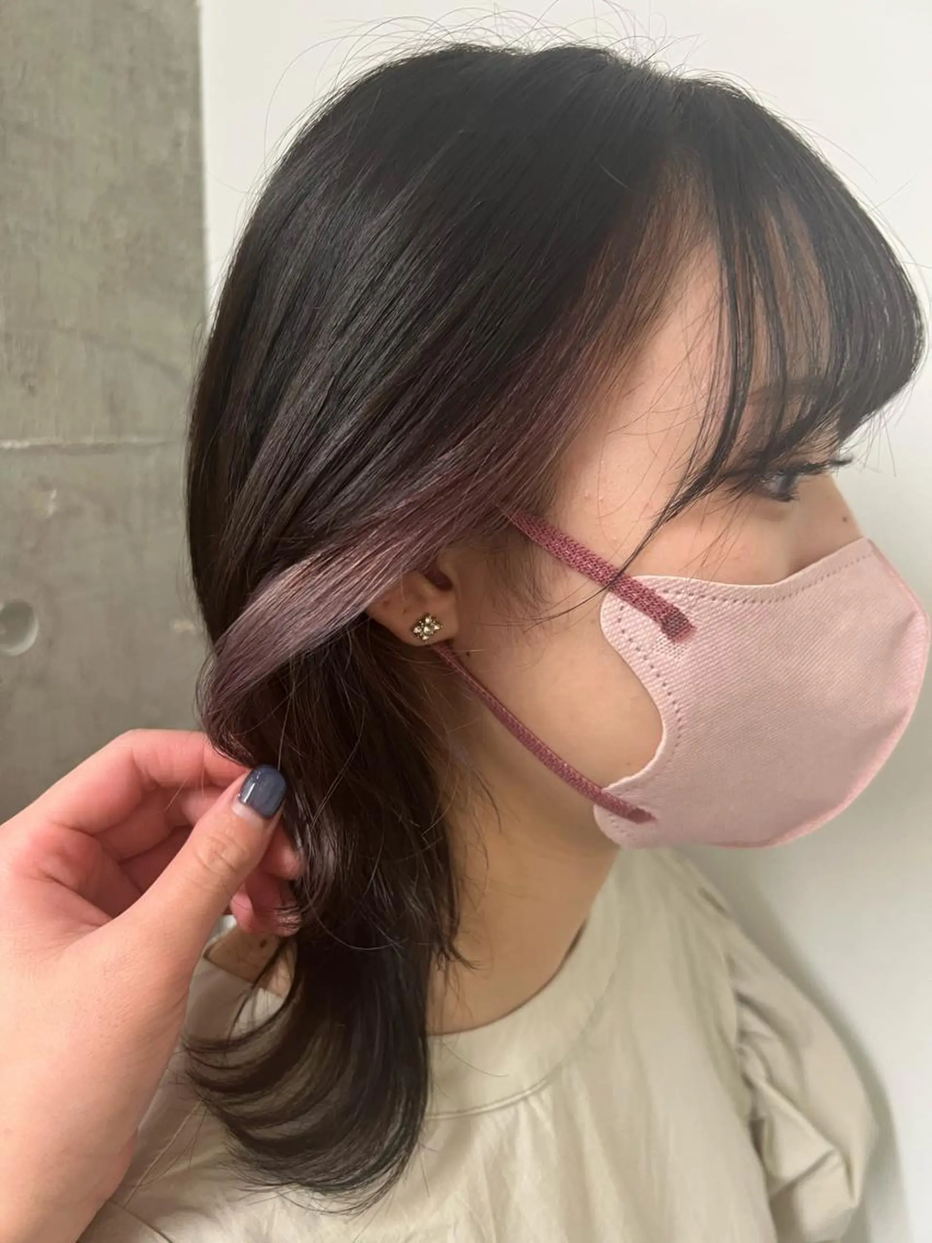 ミディアム 土田かほ/本日🈳 透明感カラー🍃のヘアスタイル