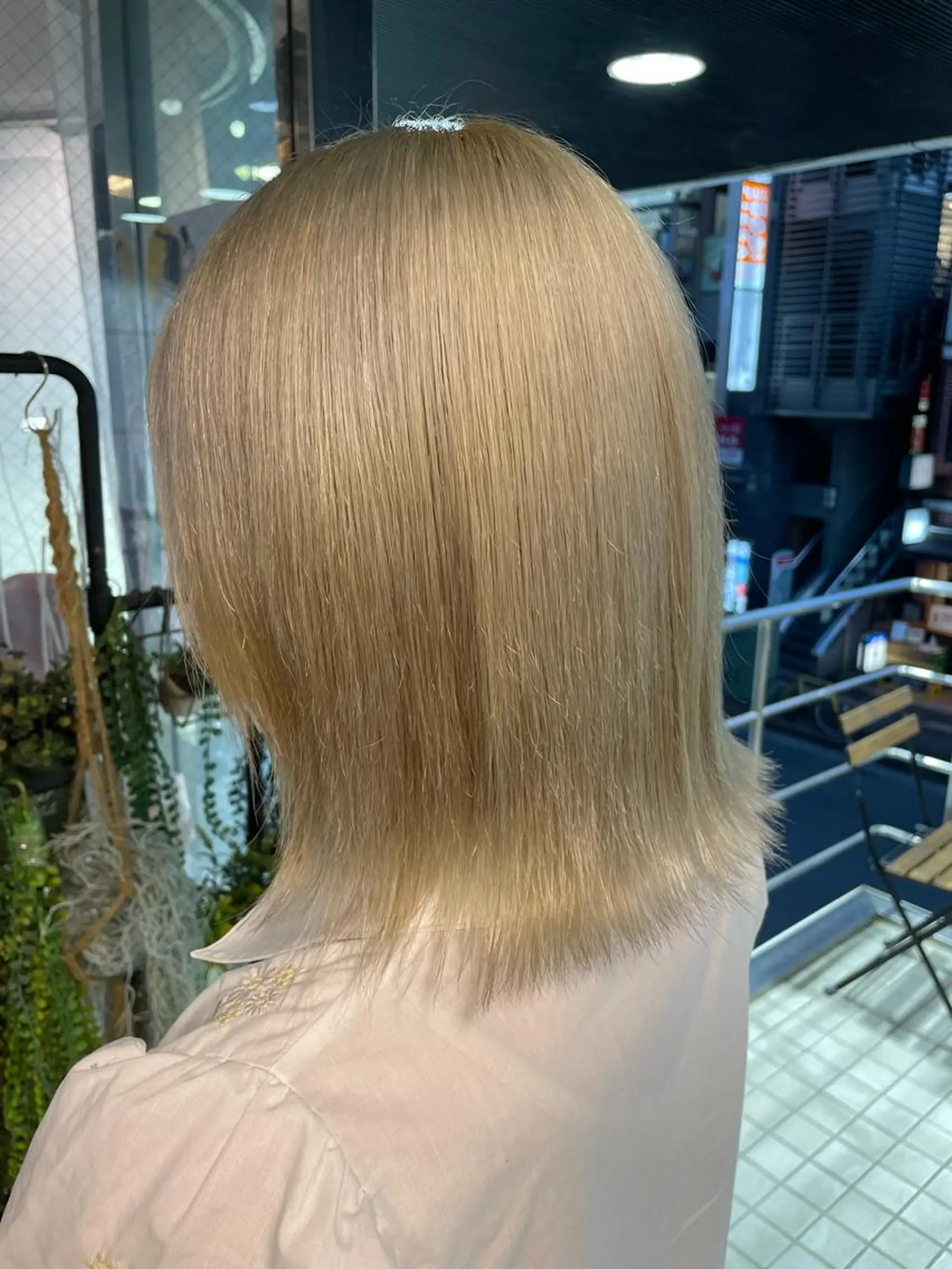 ミディアム カラー ハイトーンカラー Rei/ 縮毛矯正/ ハイライトカラー募集のヘアスタイル