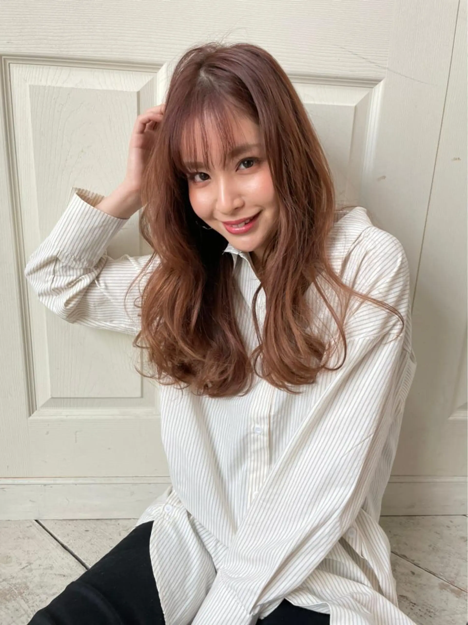 ロング カラー ヘアアレンジ 指名支持率NO.1 スタイリストのヘアスタイル