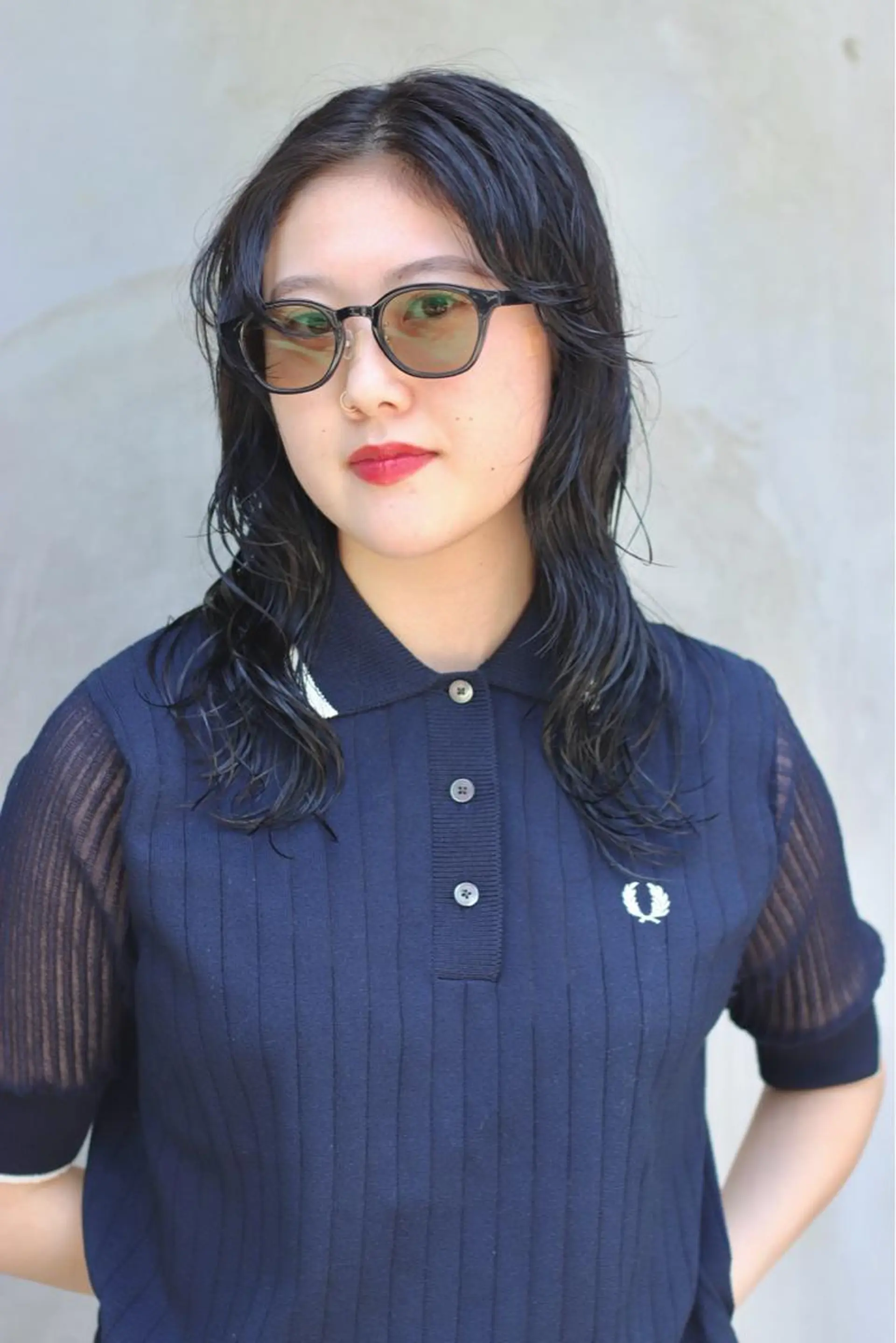 セミロング パーマ Joh/メンズカット /レイヤー/ブリーチのヘアスタイル