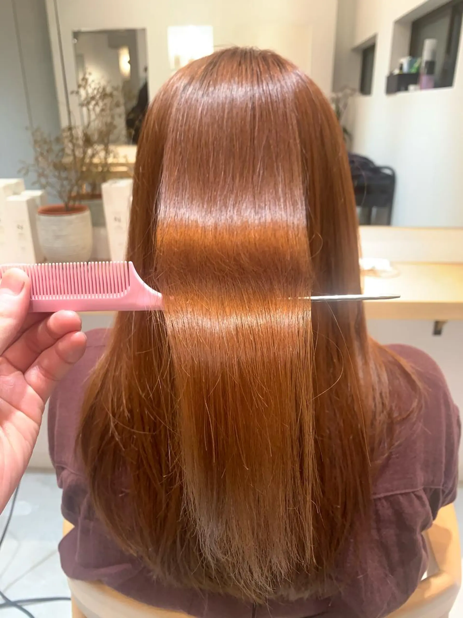 ロング ✨髪質改善　美髪✨ 縮毛　井上 大誠のヘアスタイル