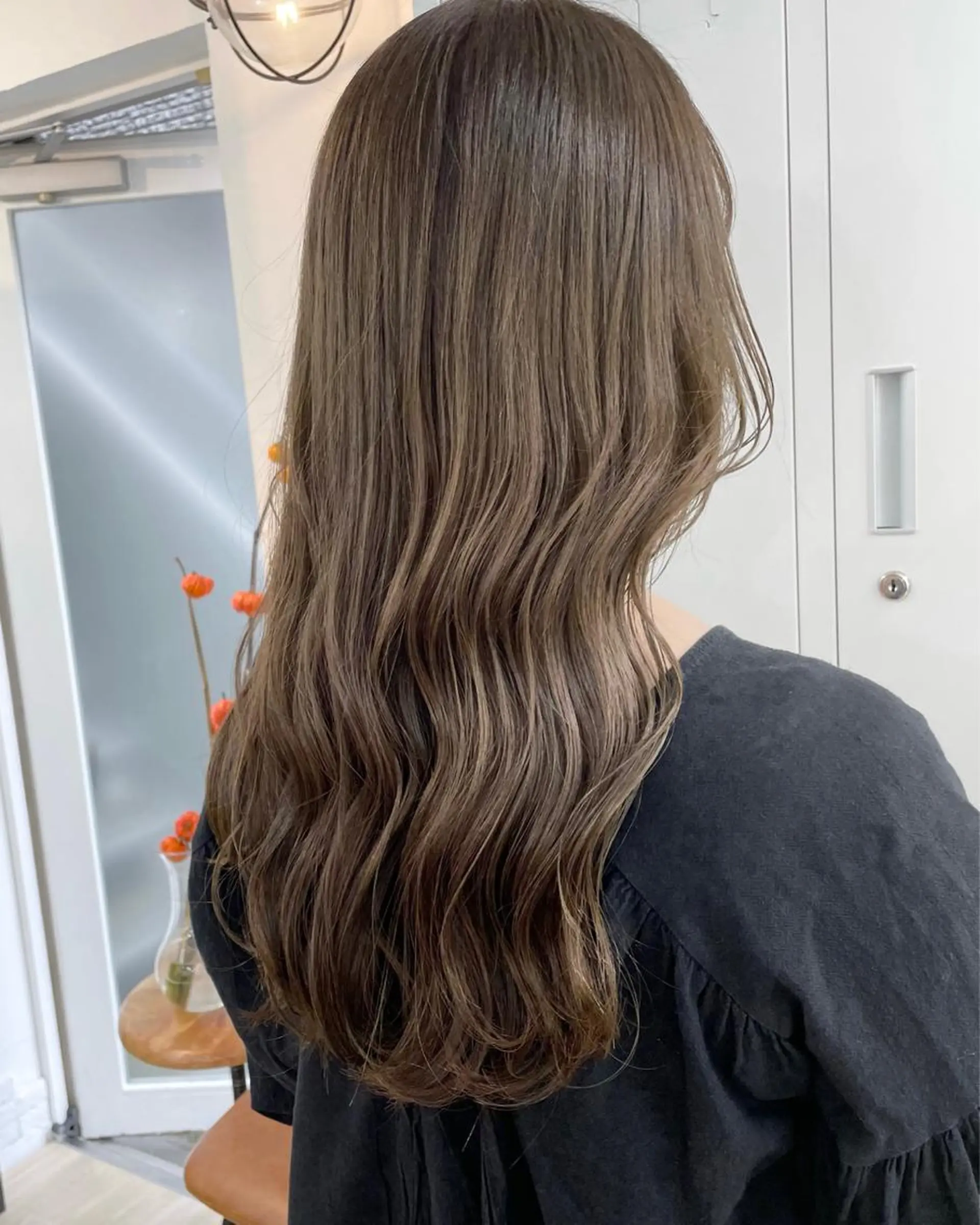 ロング ヘアカラー トリートメント 🌼たけや みのり🌿のヘアスタイル