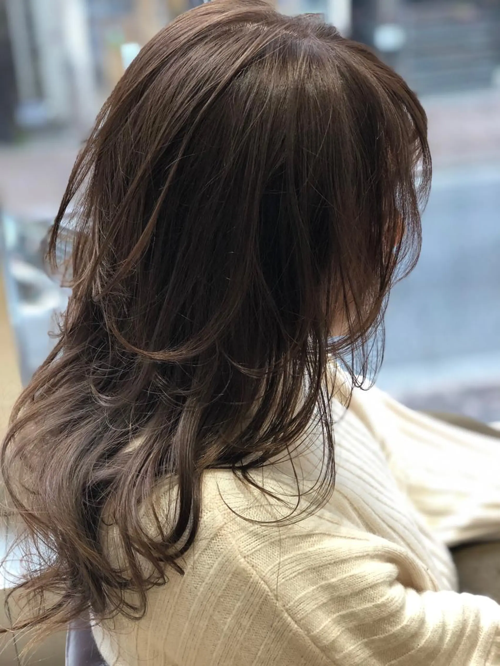 セミロング カラー 🍀褒められヘア🍀 松尾舜のヘアスタイル