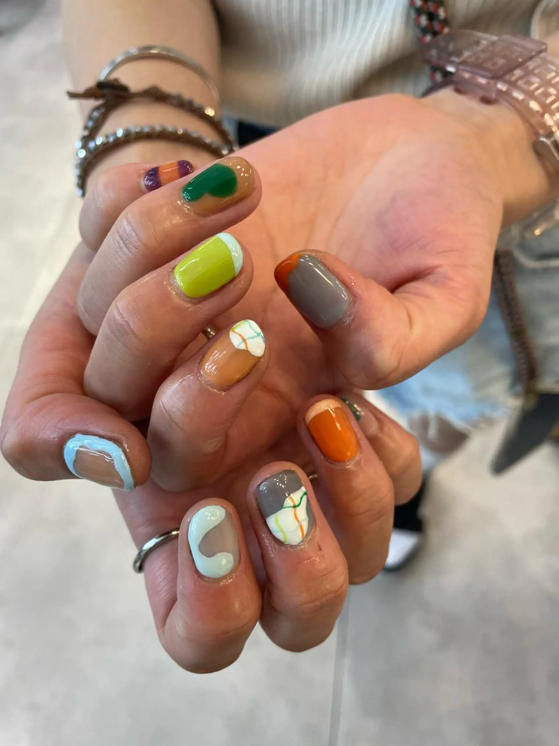 ネイル デザインカラー 🎀REINA🎀のヘアスタイル