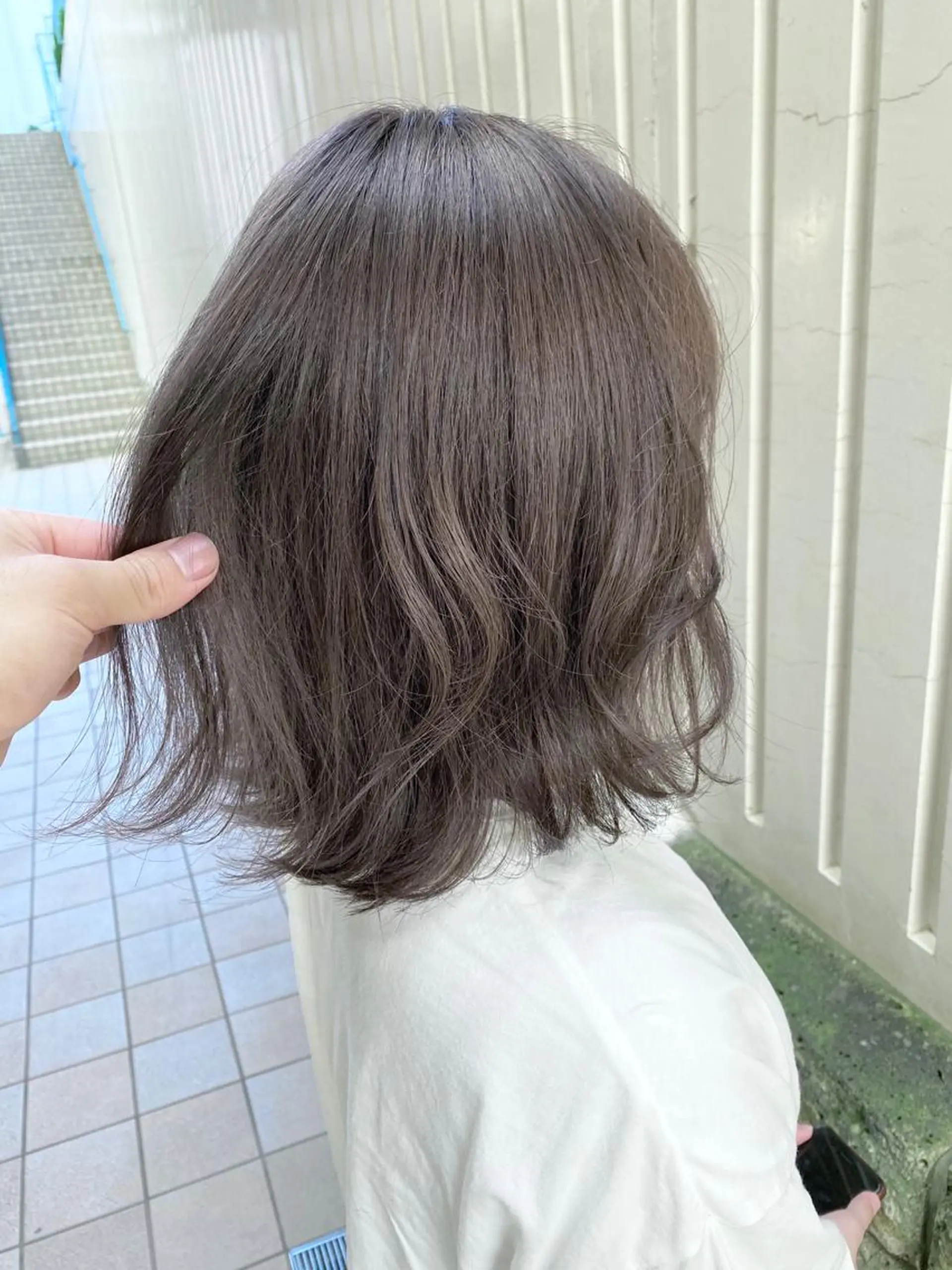 ミディアム カラー 髪質改善 ヒデのヘアスタイル