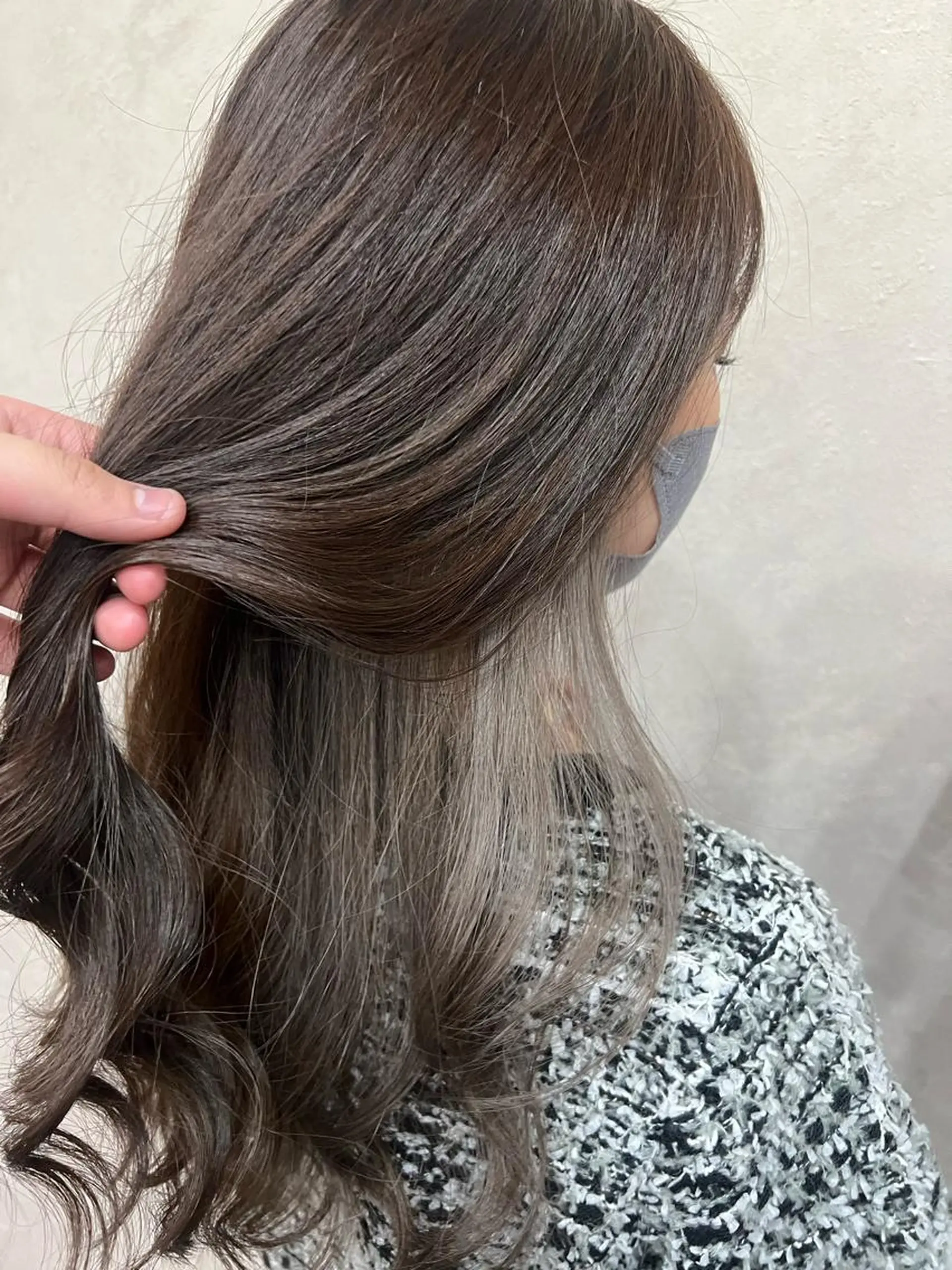 ロング ヘアカラー 髪質改善カラー🎀 アイブロウ✨麗華のヘアスタイル