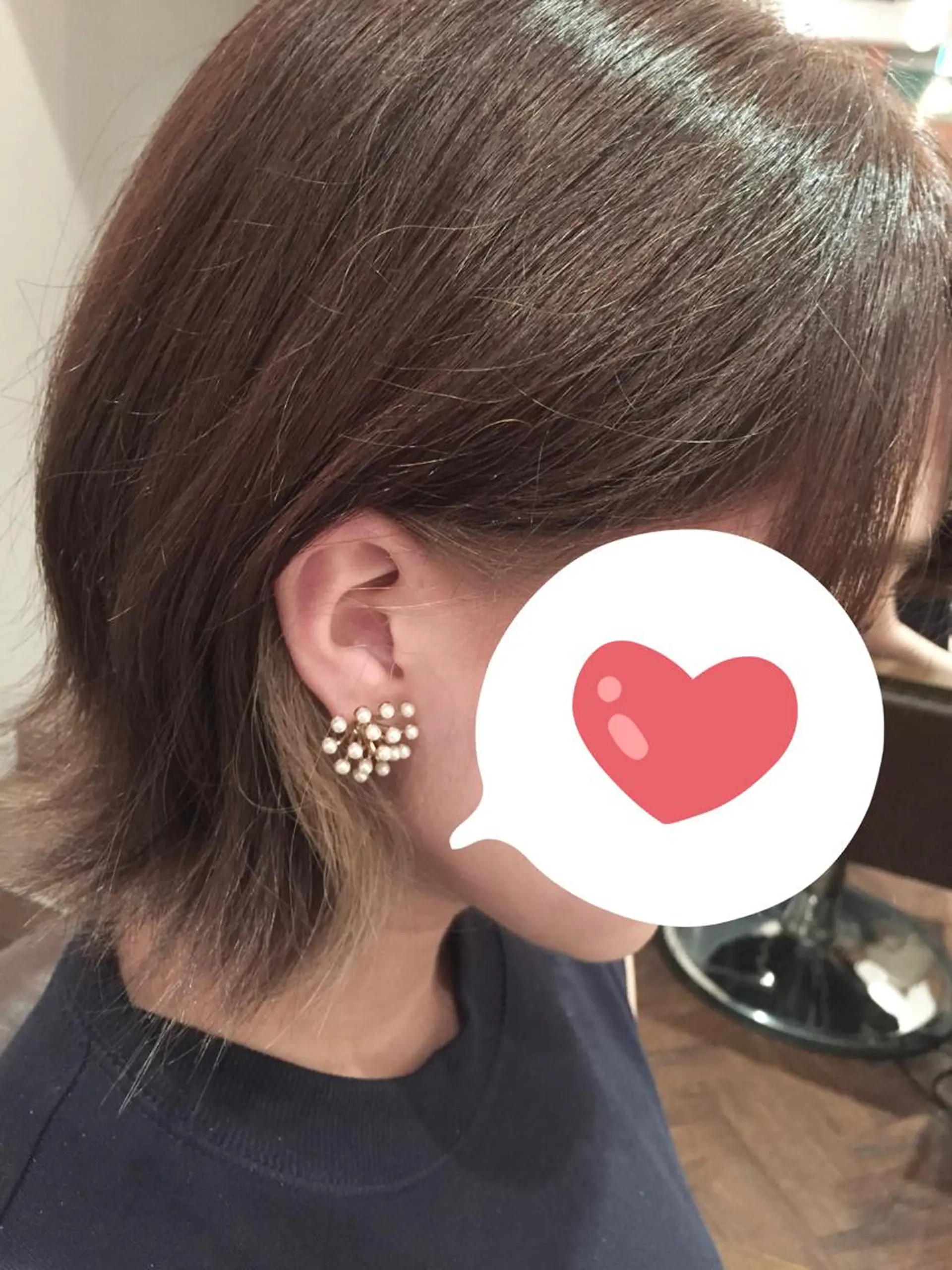 ショート カラー インナーカラー ヘアカラー いしだ みさきのヘアスタイル