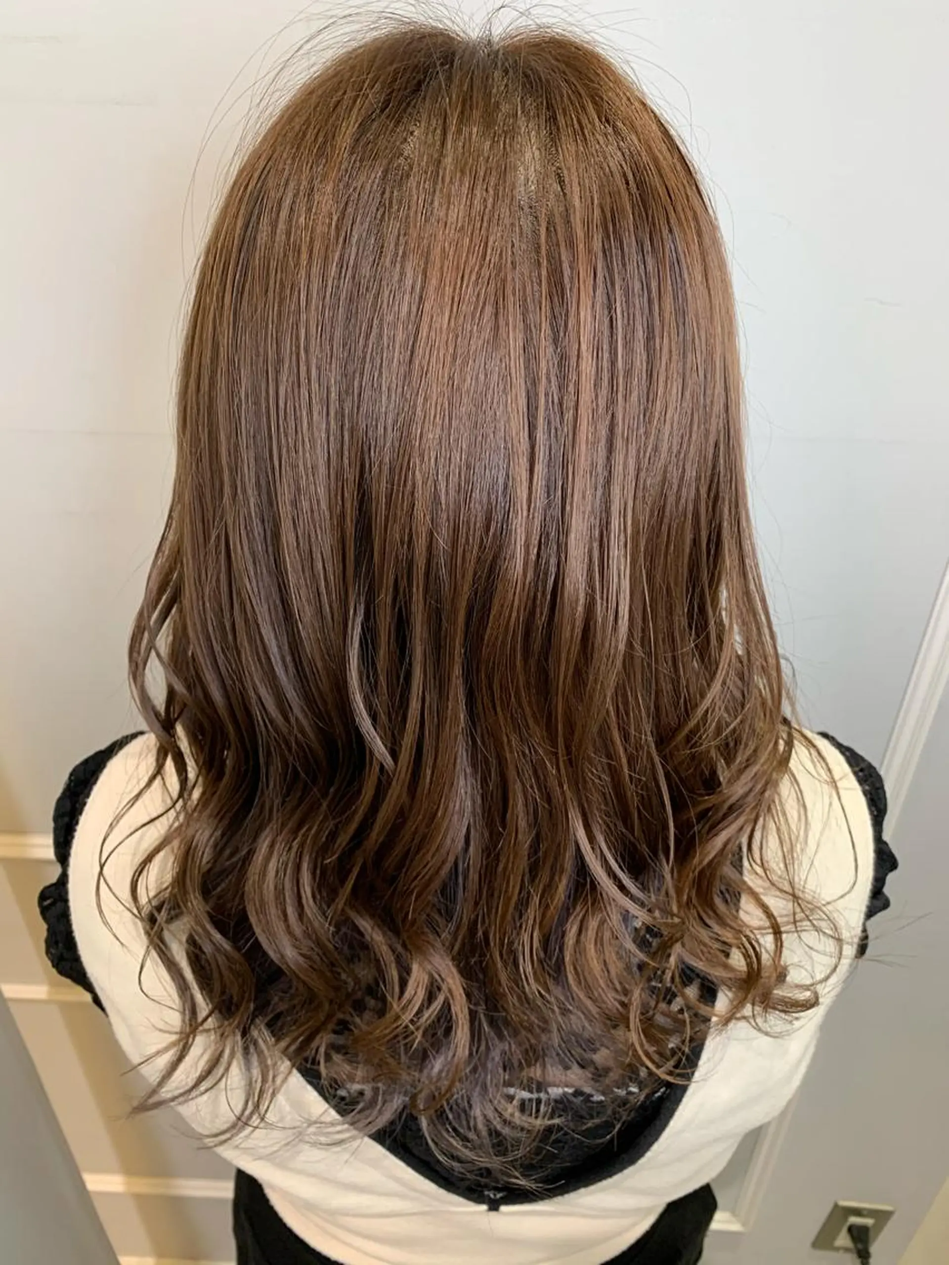 セミロング カラー ヘアカラー トリートメント 🦖鶴岡香純🦖 育休中のヘアスタイル