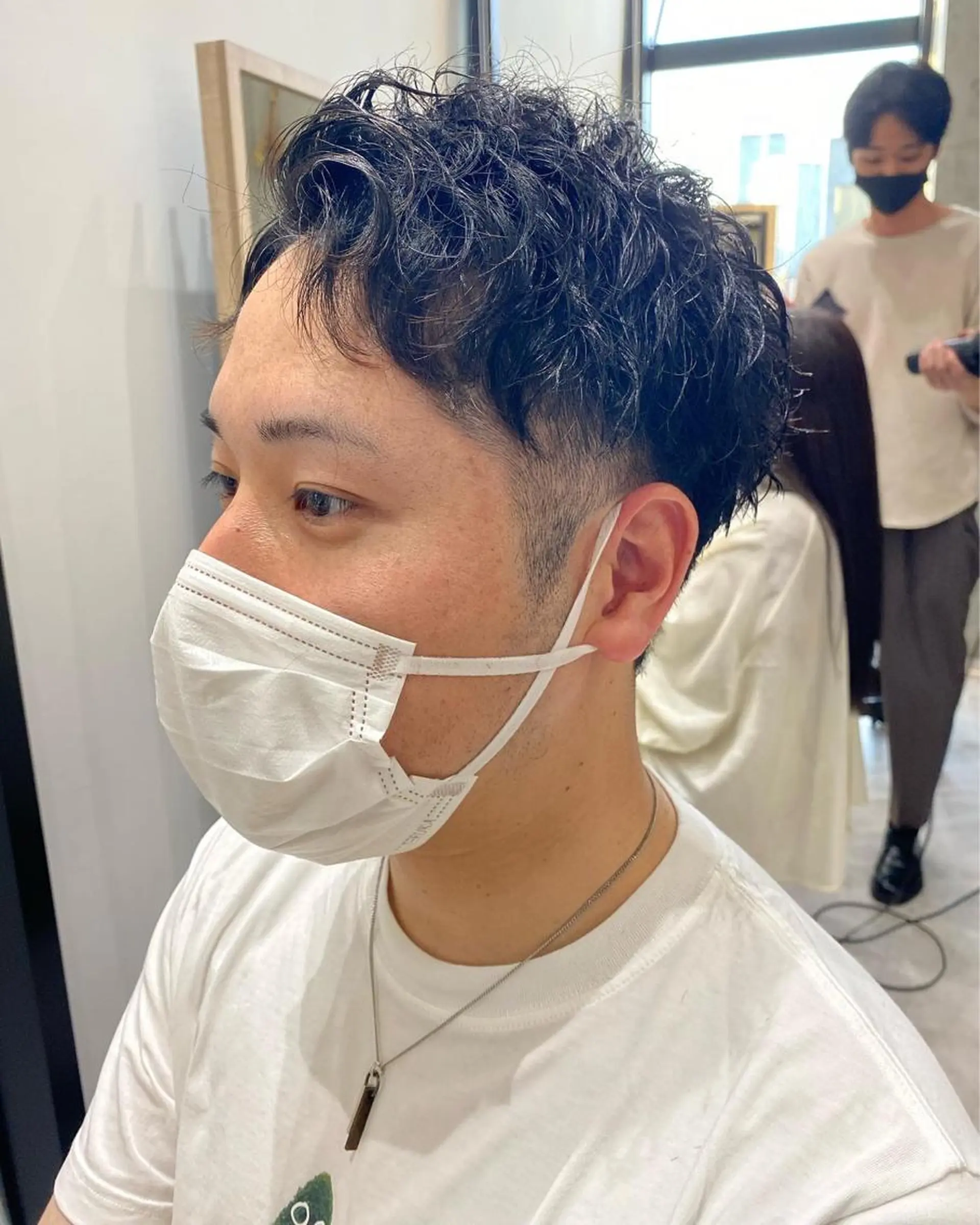 ショート パーマ メンズ カット パーマ トリートメント Dxxxx III所属・女性目線の大人 メンズ*Ayakaのヘアスタイル