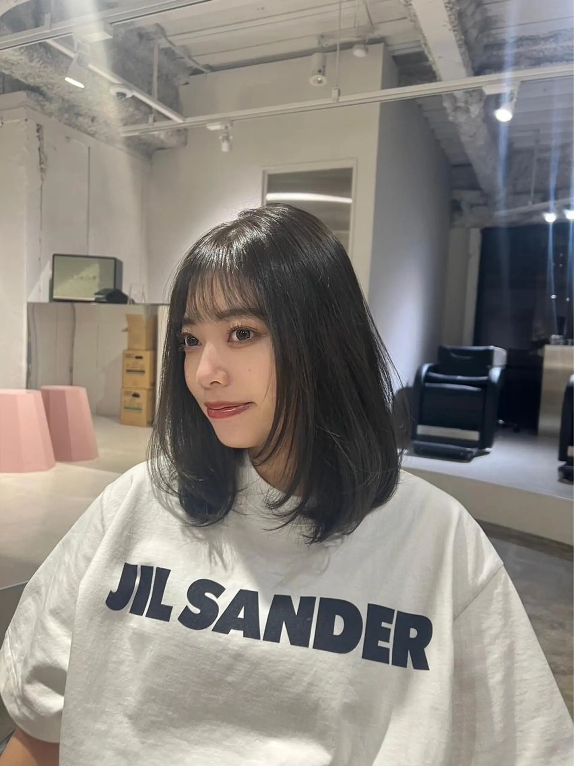 ミディアム 店長/レイヤーカット /大東悠生のヘアスタイル