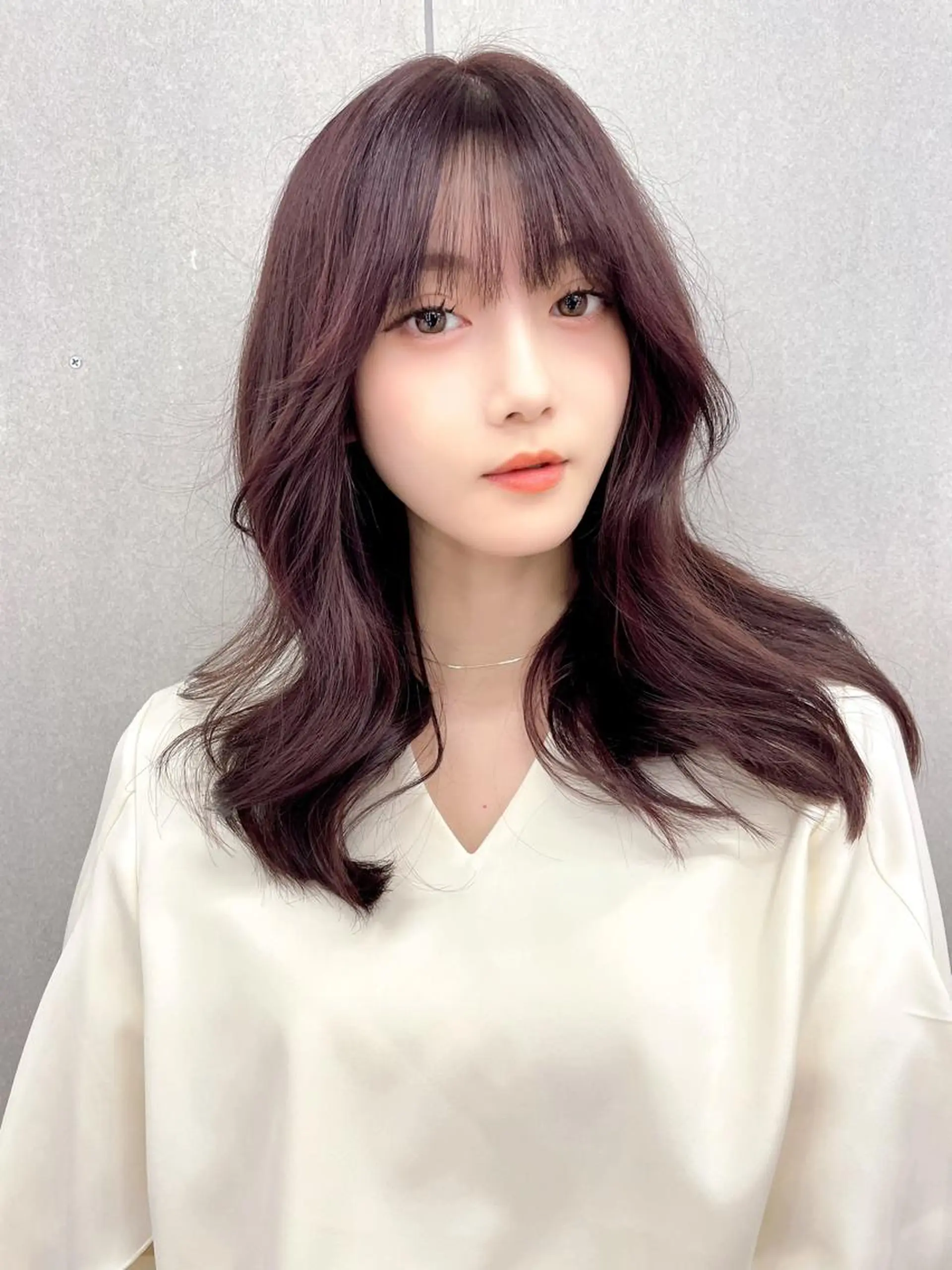 セミロング カラー ヘアアレンジ 韓国ヘア/髪質改善 TAKAHIROのヘアスタイル