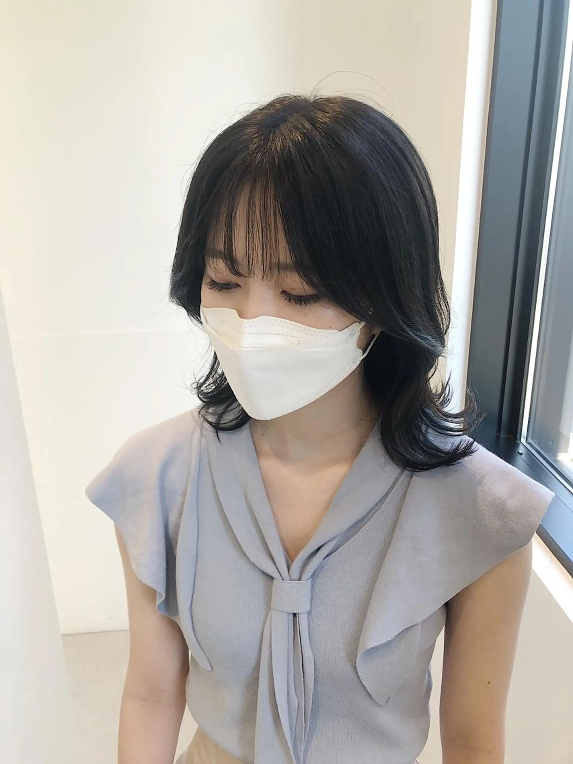 ミディアム カラー カット ヘアカラー トリートメント GO TO DAY 名古屋パルコ店所属・髪質改善/顔まわり 石原のヘアスタイル