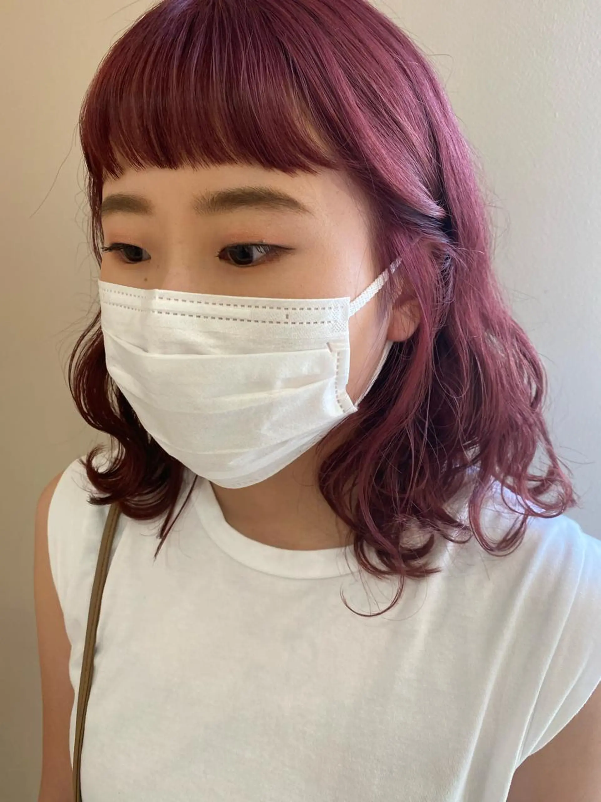 ミディアム カラー レイヤー/ウルフ🤎 mayo.のヘアスタイル