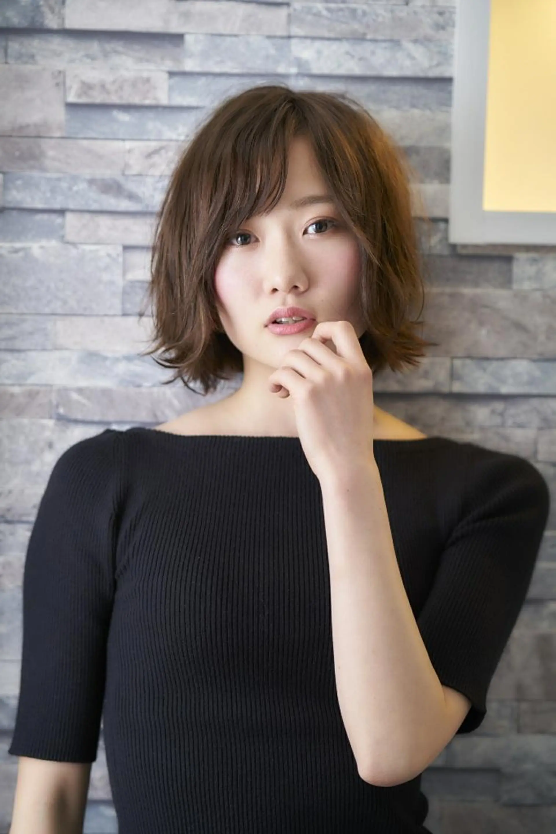 ミディアム カラー カット ヘアカラー トリートメント GO TODAY SHAiRE SALON キラリトギンザ店所属・🐱higajo🐱 比嘉門(ヒガジョウ)のヘアスタイル