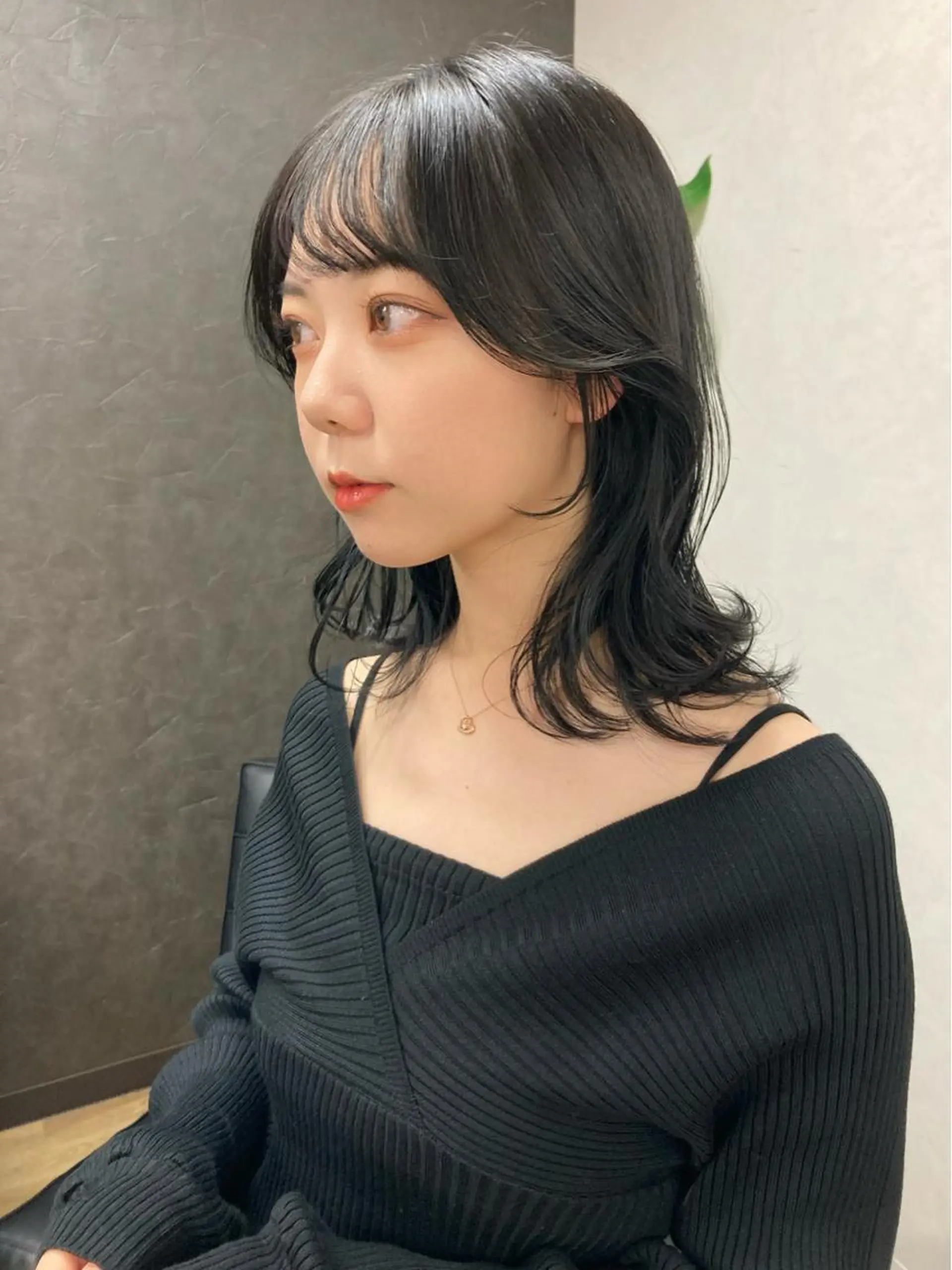 ミディアム ヘアアレンジ カット nono/パーマ /顔まわりカット🐈のヘアスタイル