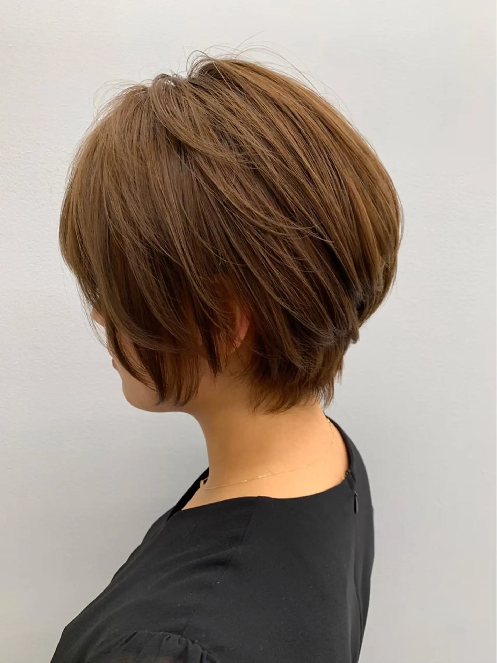 ショート 京都レイヤーカット/ 縮毛矯正/羽柴りくのヘアスタイル