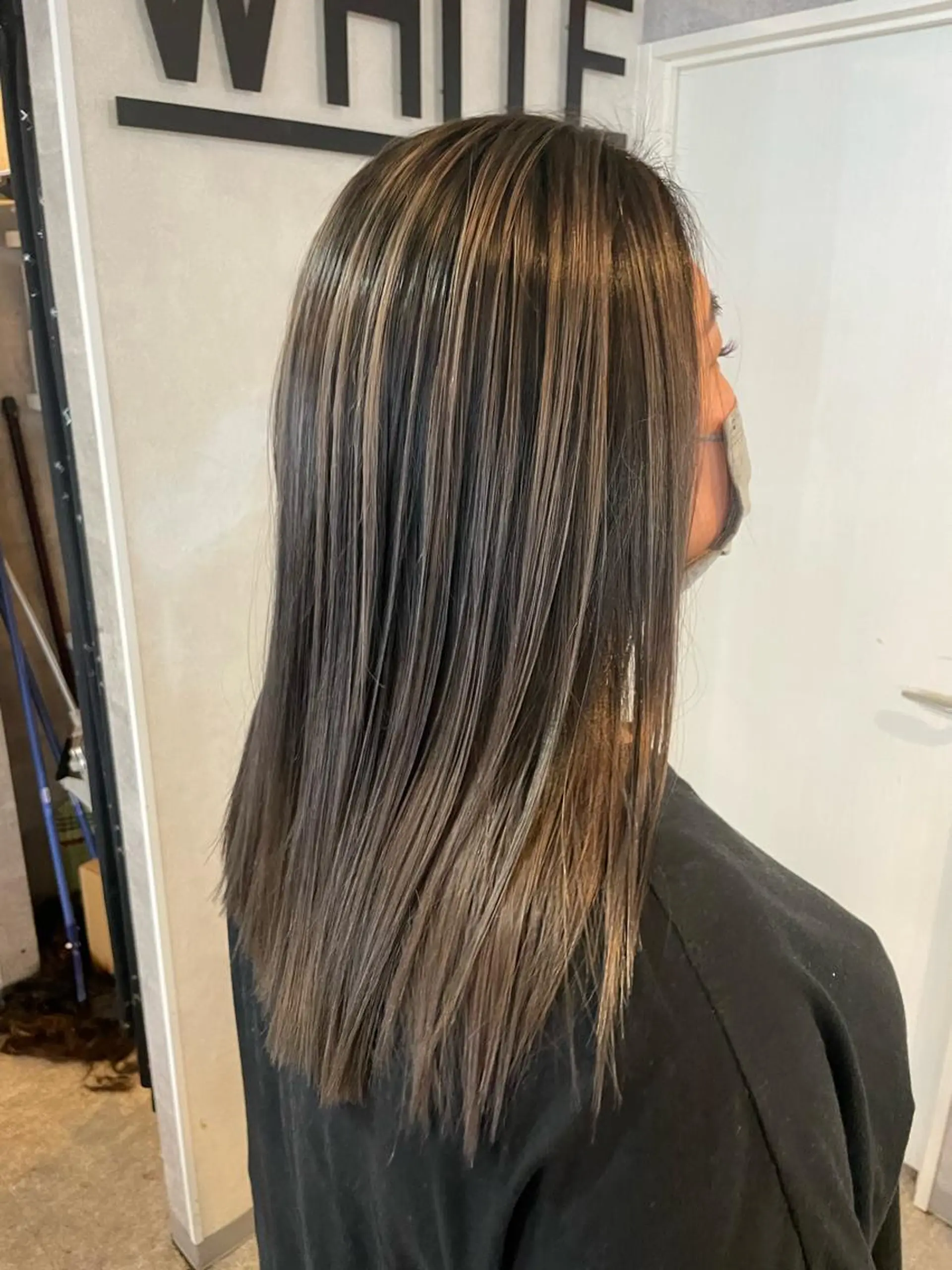 ロング Sherry大国町所属・髪質改善×縮毛矯正 ×艶カラーNAOのヘアスタイル