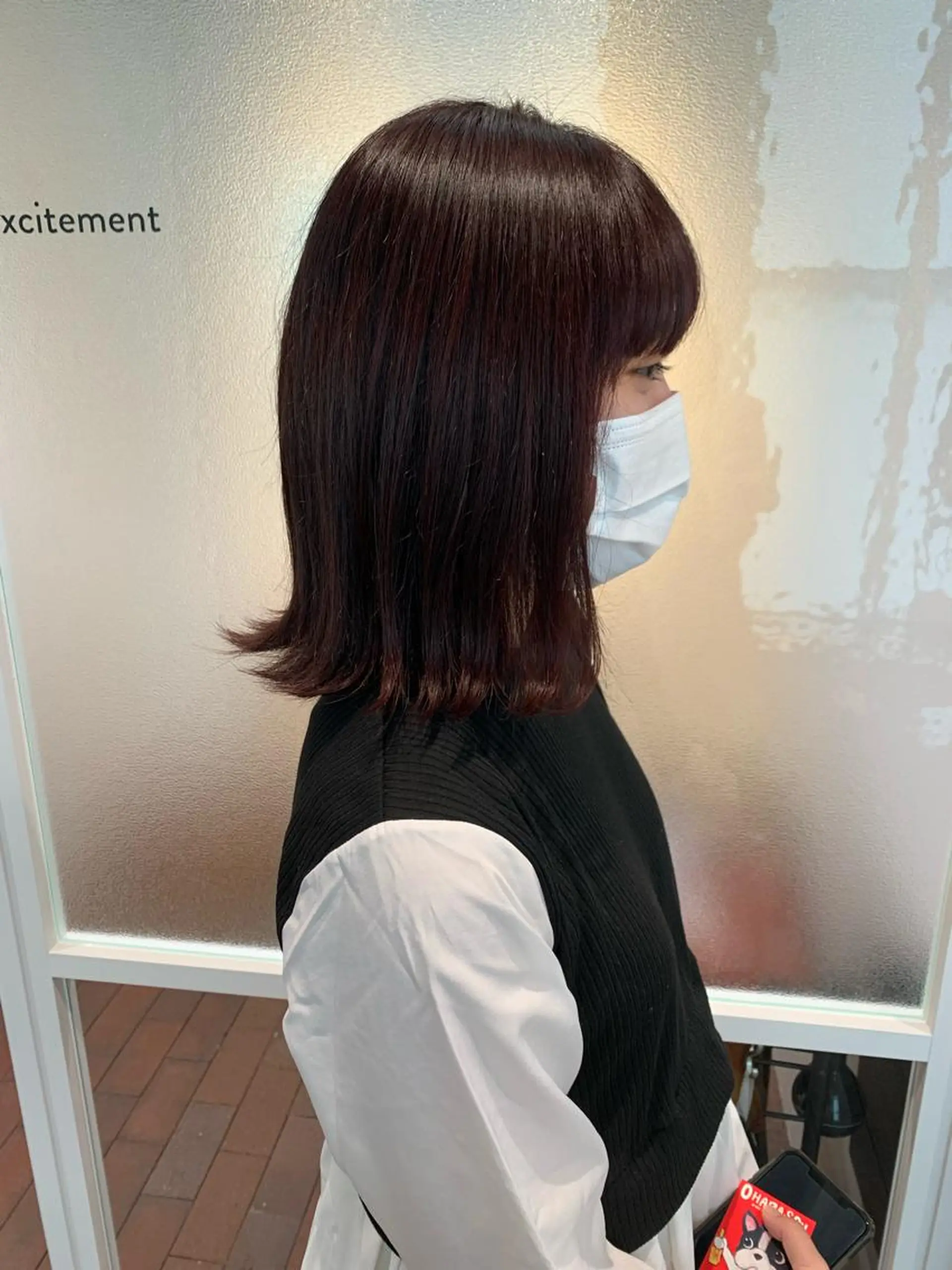 ミディアム カラー ピンクカラー バイオレットカラー カット ヘアカラー トリートメント Sill所属・片岡 由依のヘアスタイル