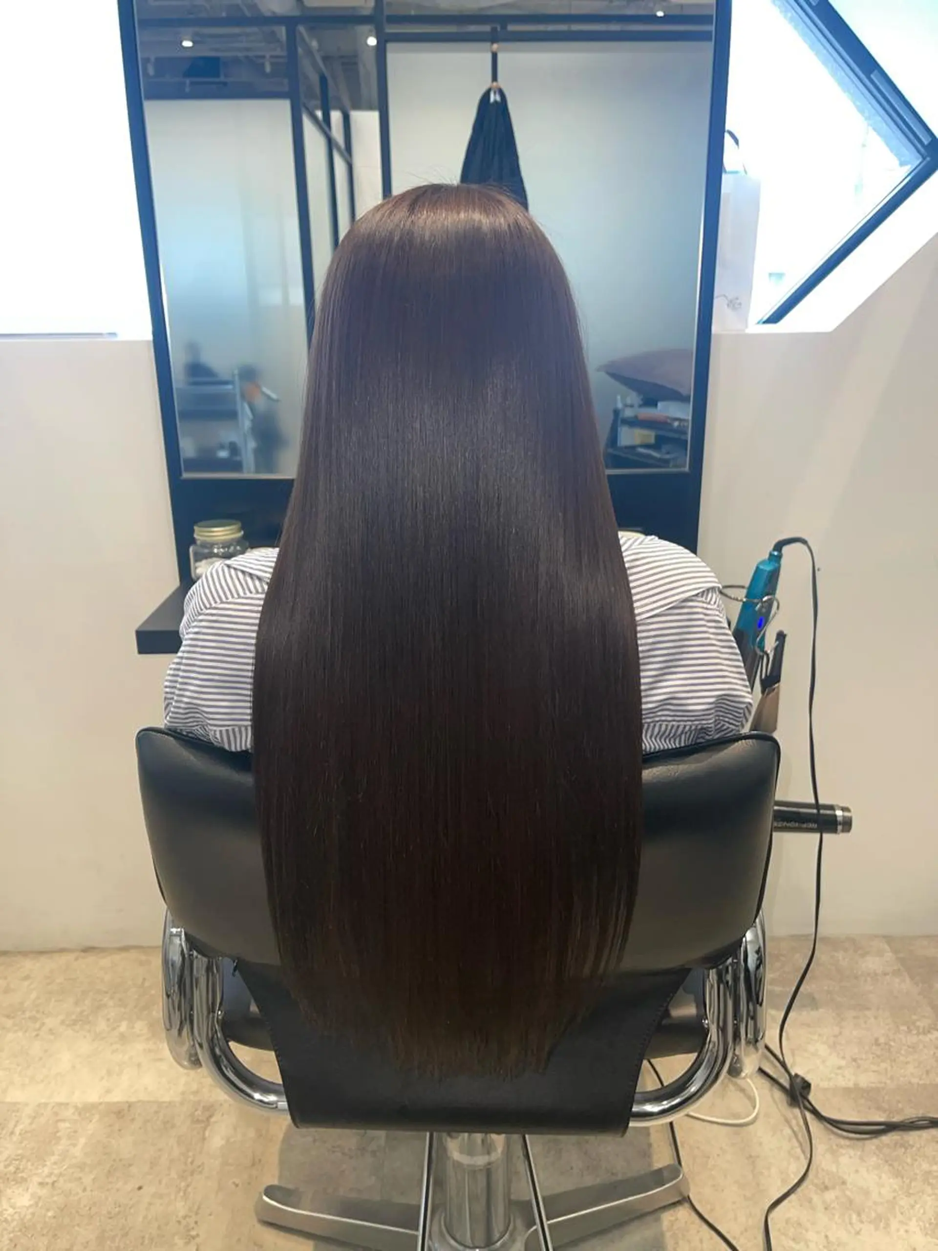 ロング 髪質改善 縮毛矯正 トリートメント answer銀座 店長💐HIDEのヘアスタイル