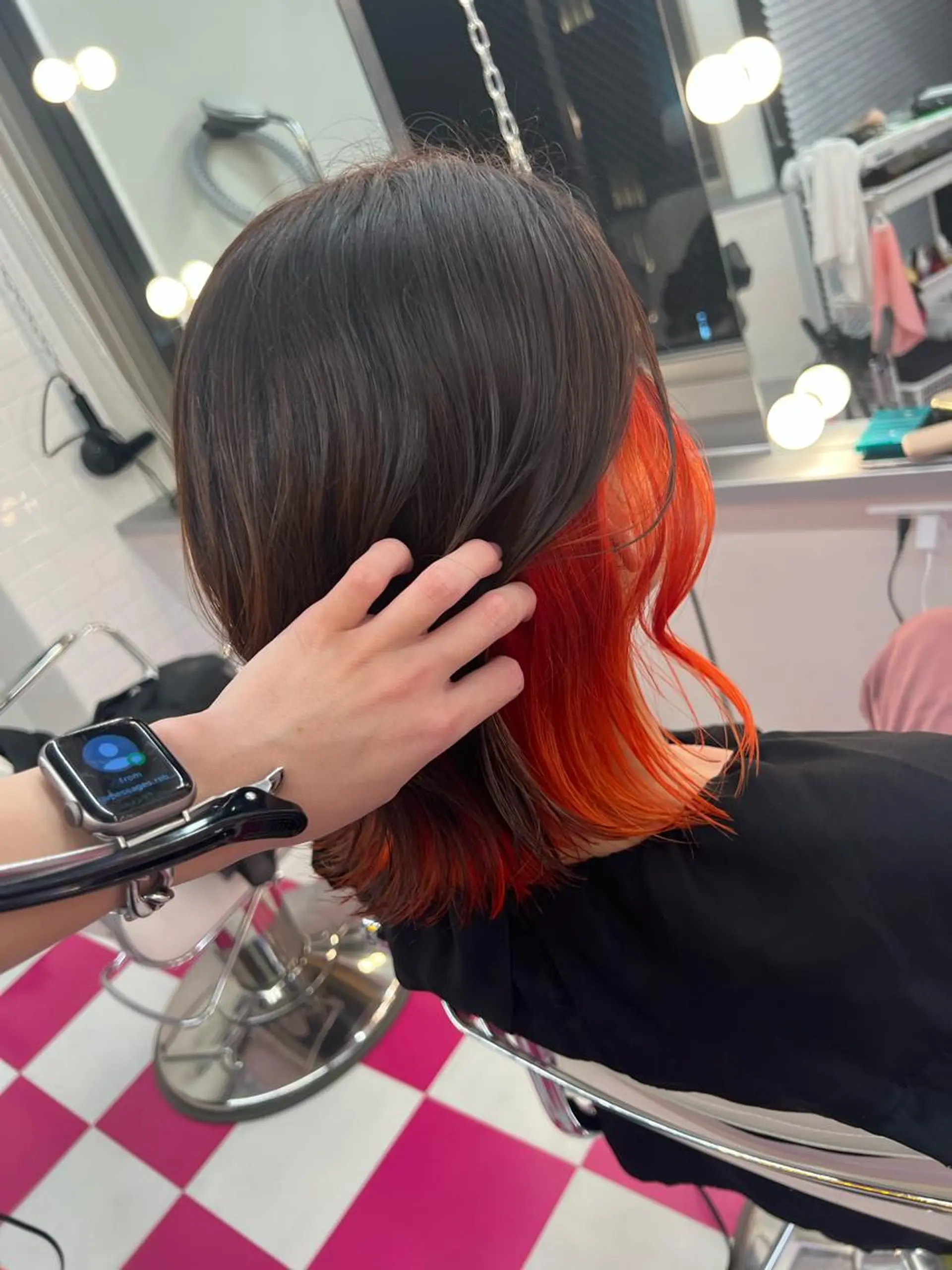 ミディアム カラー ELU. by stella所属・ELU.☁️ ARIのヘアスタイル