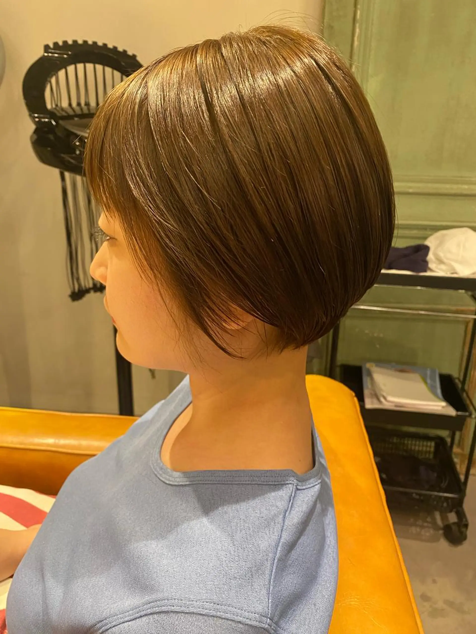 ショート ショートボブ ボブ ショートヘア STAGE豊津店所属・SAKI サキのヘアスタイル