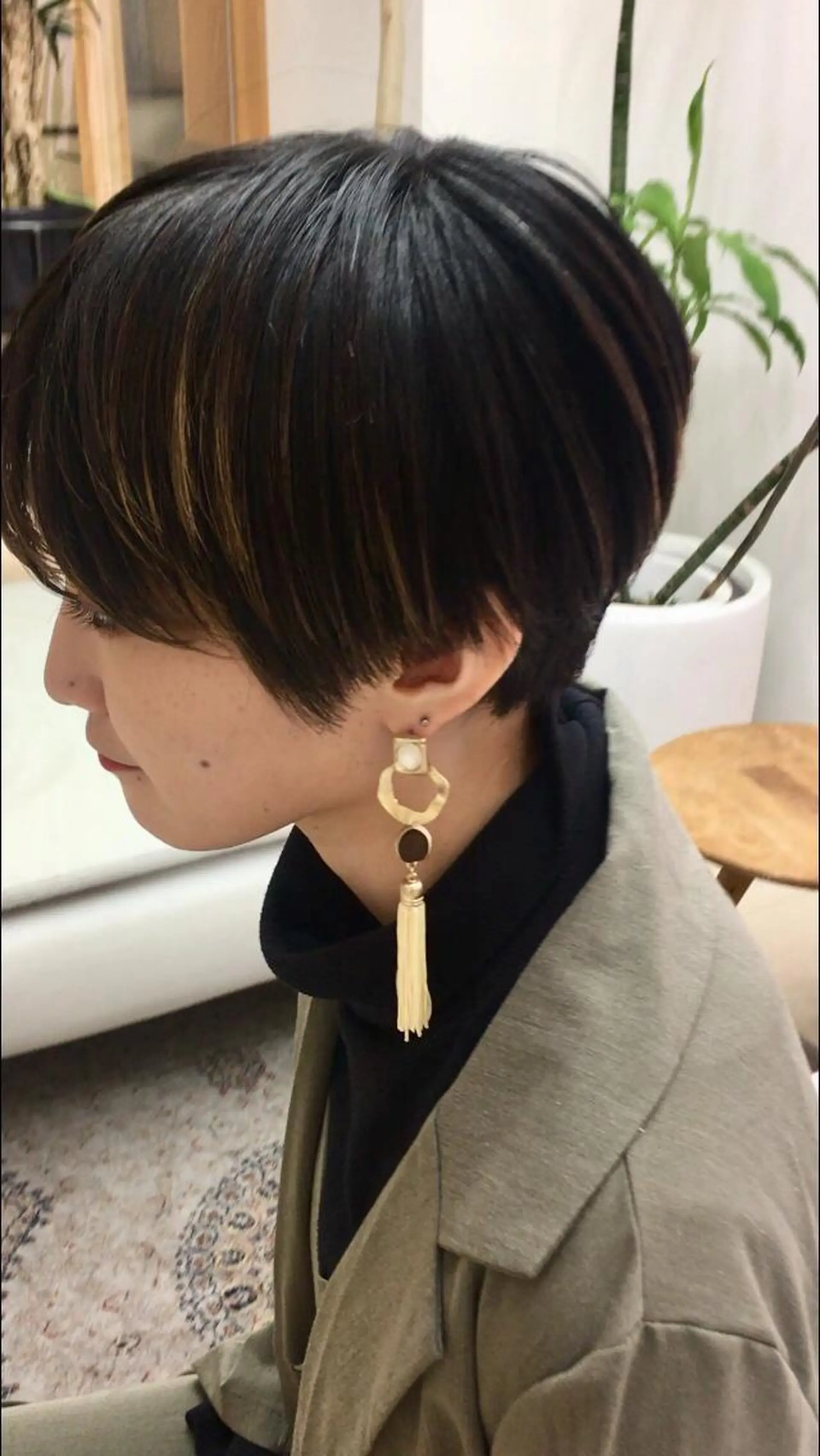 ショート 安永 涼のヘアスタイル